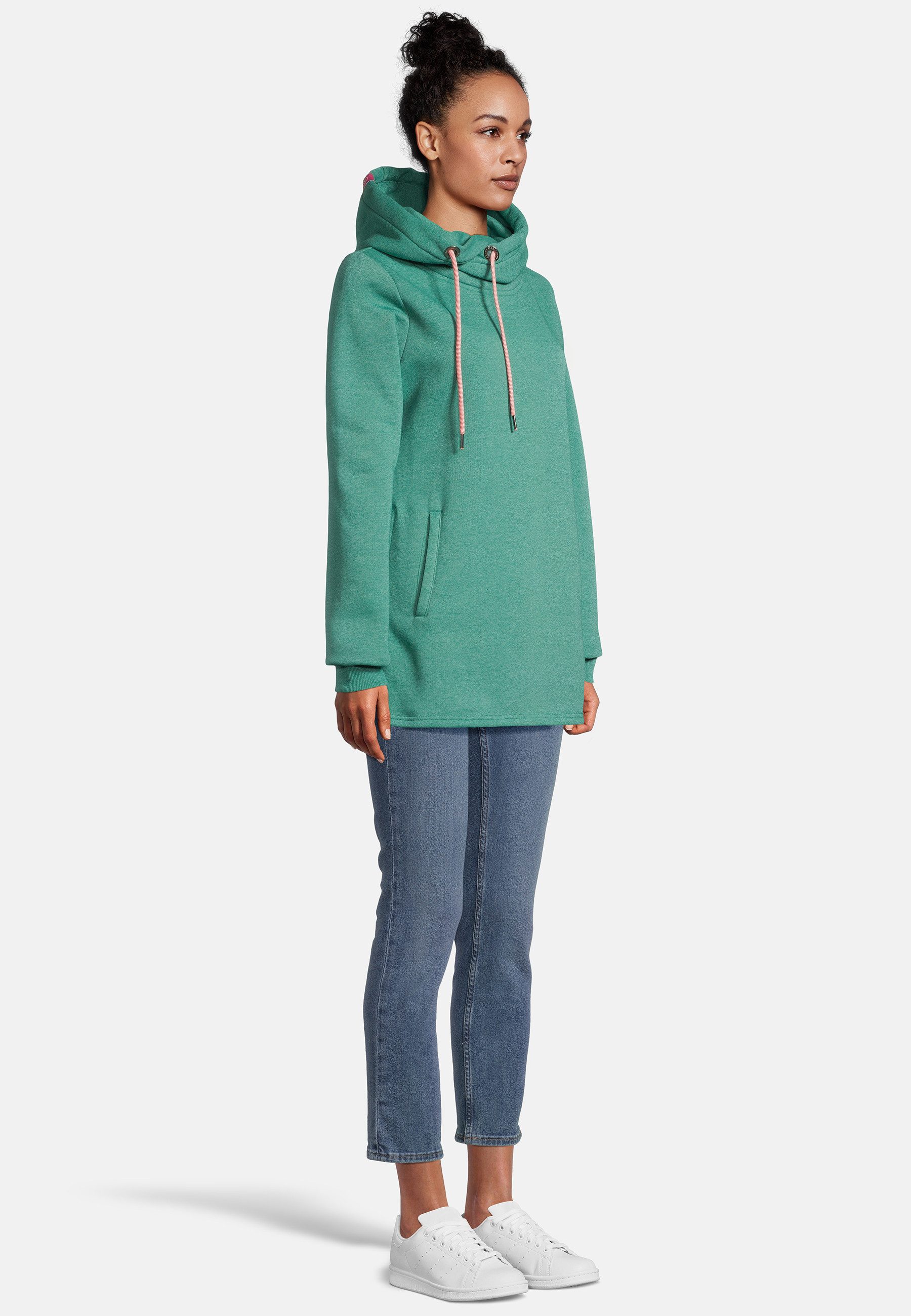 salzhaut Hoodie IRIS Damen Leicht tailliert
