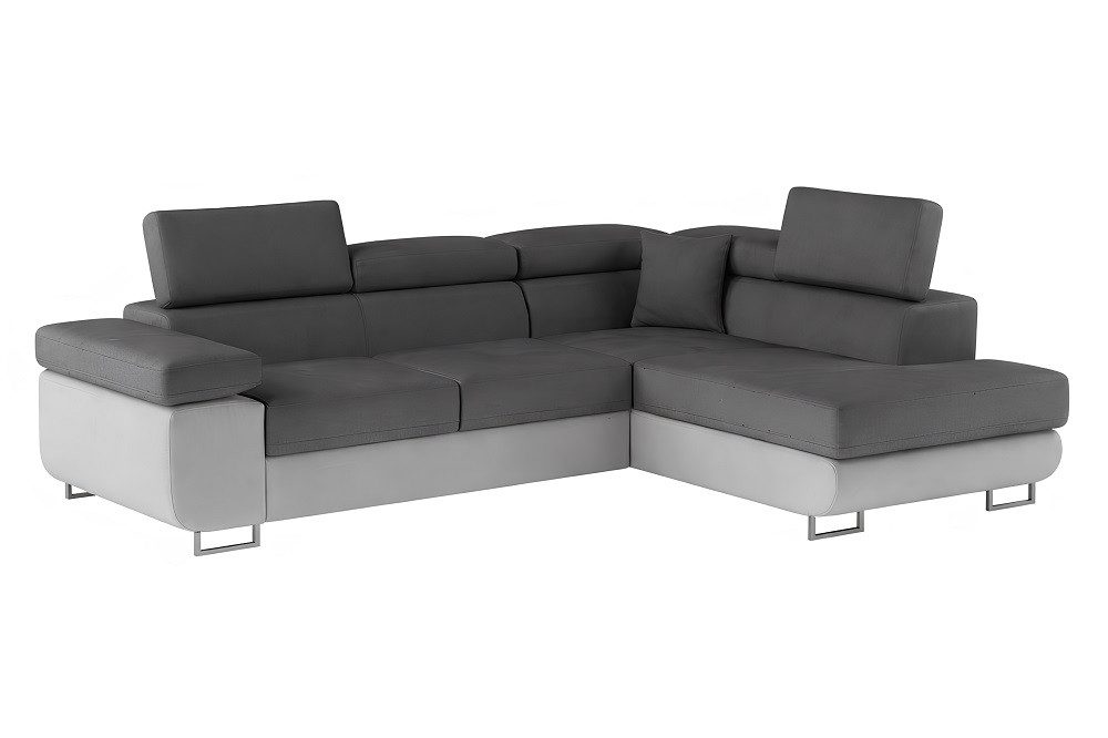 Xlmoebel Ecksofa Wohnlandschaft L-Form Ecksofa Textil Polster Garnitur Sofort, 1 Teile, Made in Europa