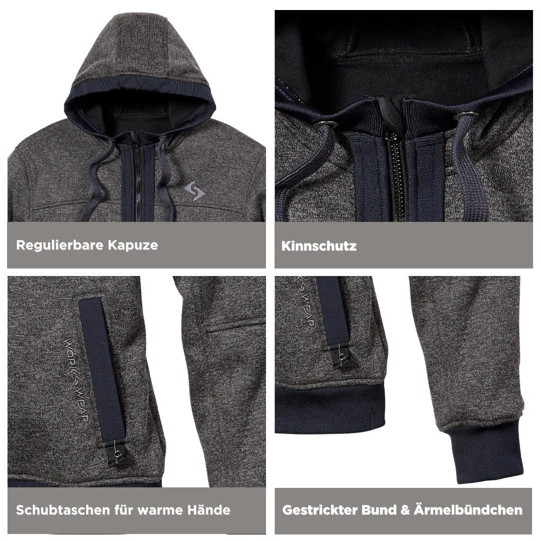 SCHEIBLER WORKWEAR Strickjacke Professional