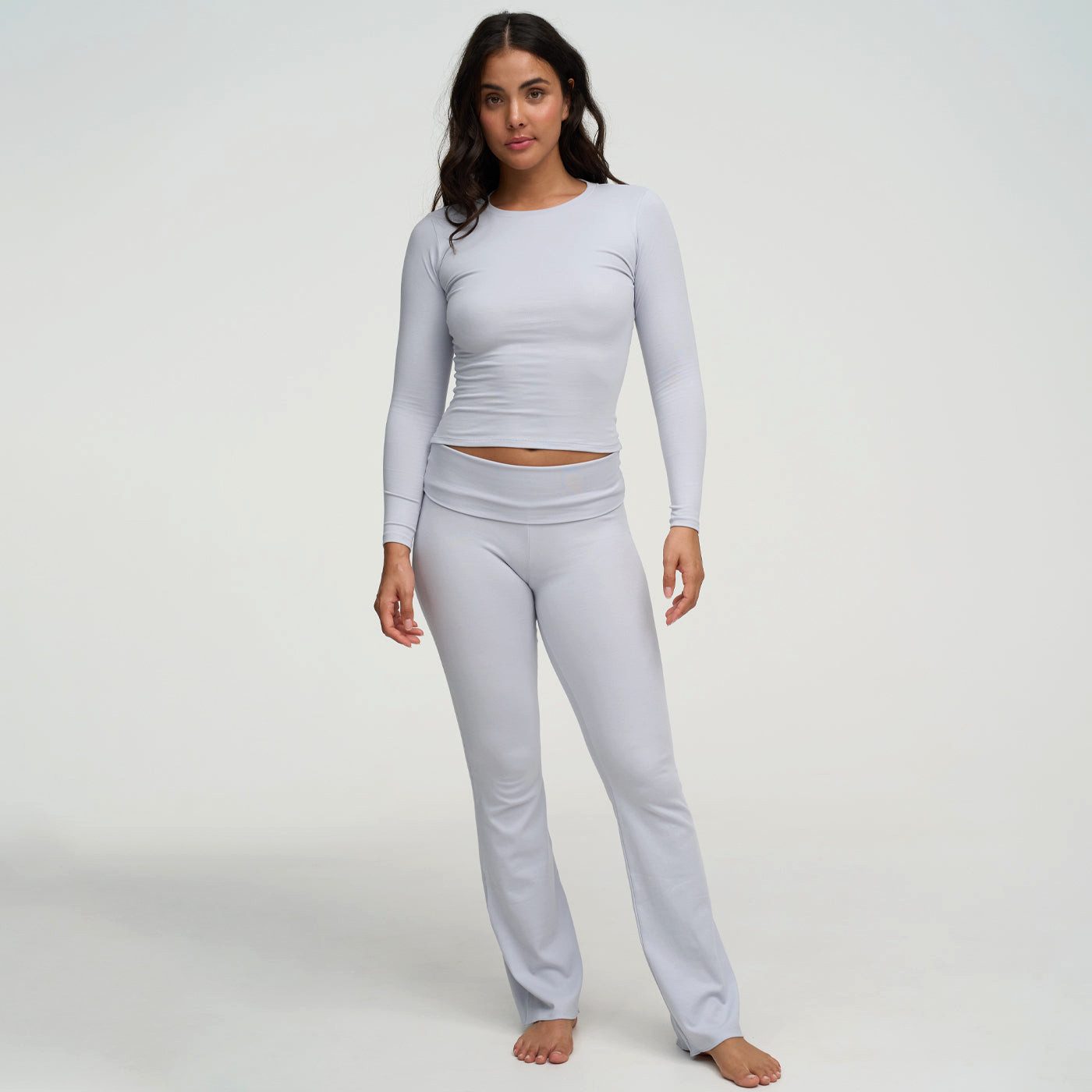 cfab by creamy fabrics Tanga Cotton Longsleeve-Artic Ice-2XL