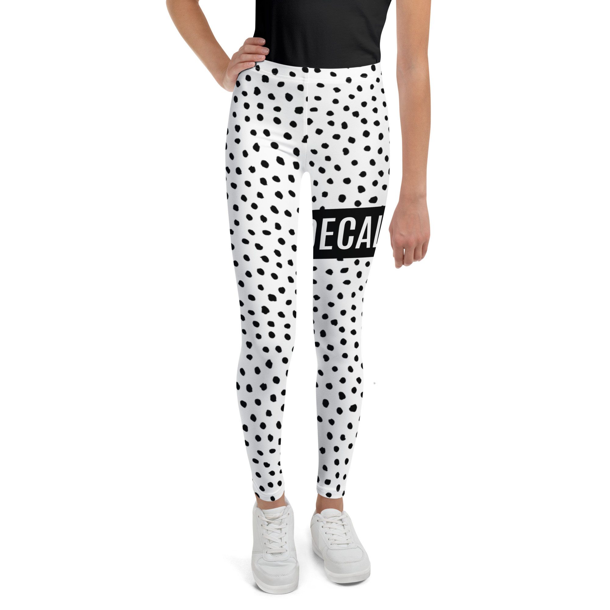 DECALVIBES Leggings Mädchen Leggings für Kinder & Jugendliche Urban Side Dalmatiner 4-Wege-Stretch, weiches Material, formstabil, komfortabler Sitz