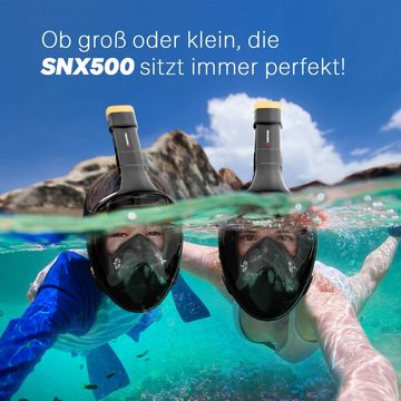 Sportstech Tauchermaske »SNX500«, CO2-sichere Schnorchelmaske