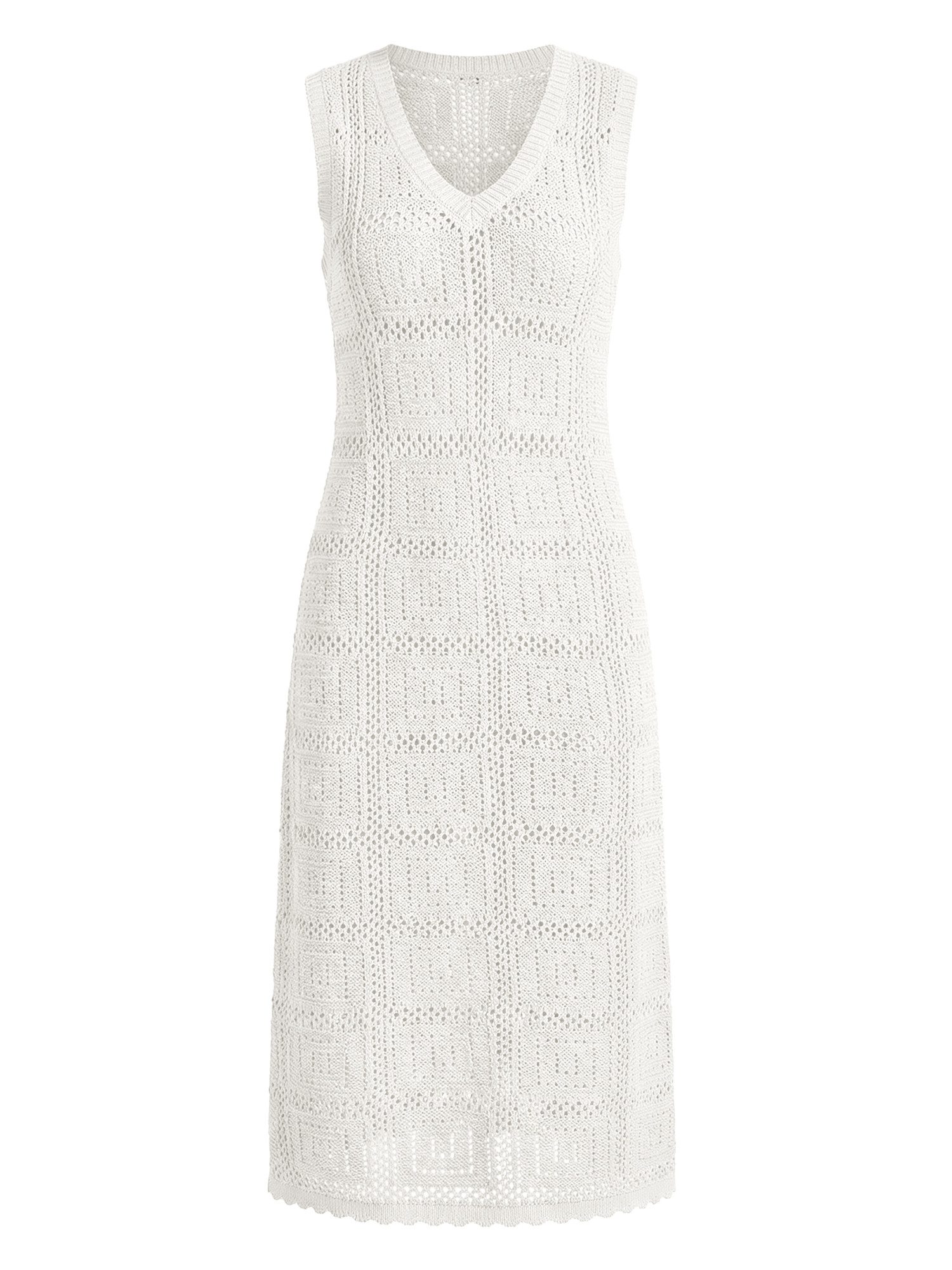 Midikleid Damen Boho Urlaubs Tankkleider