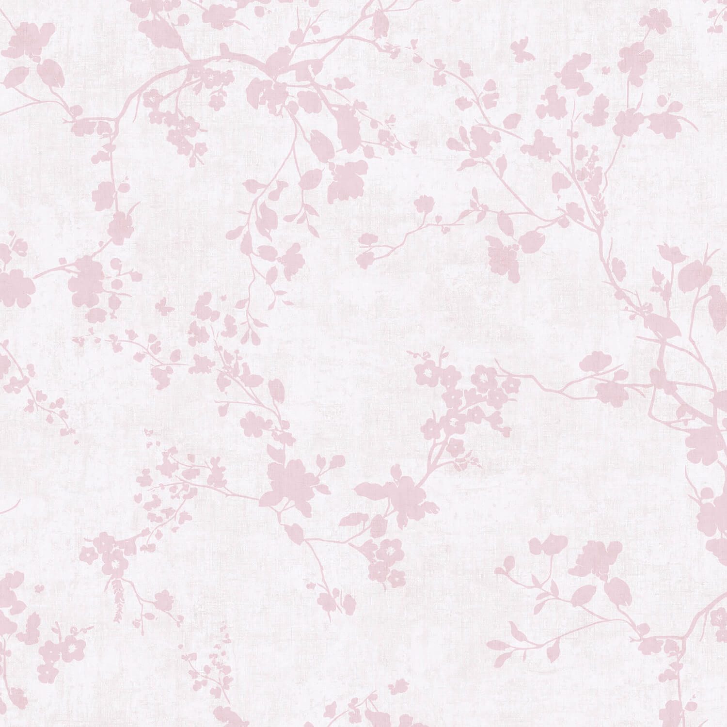 Profhome Vliestapete 770791-GU Blumen Tapete Kinderzimmer Tapete matt rosa creme-weiß, glatt, (1 Rolle, 5,33 qm), Vliestapete, babyrosa