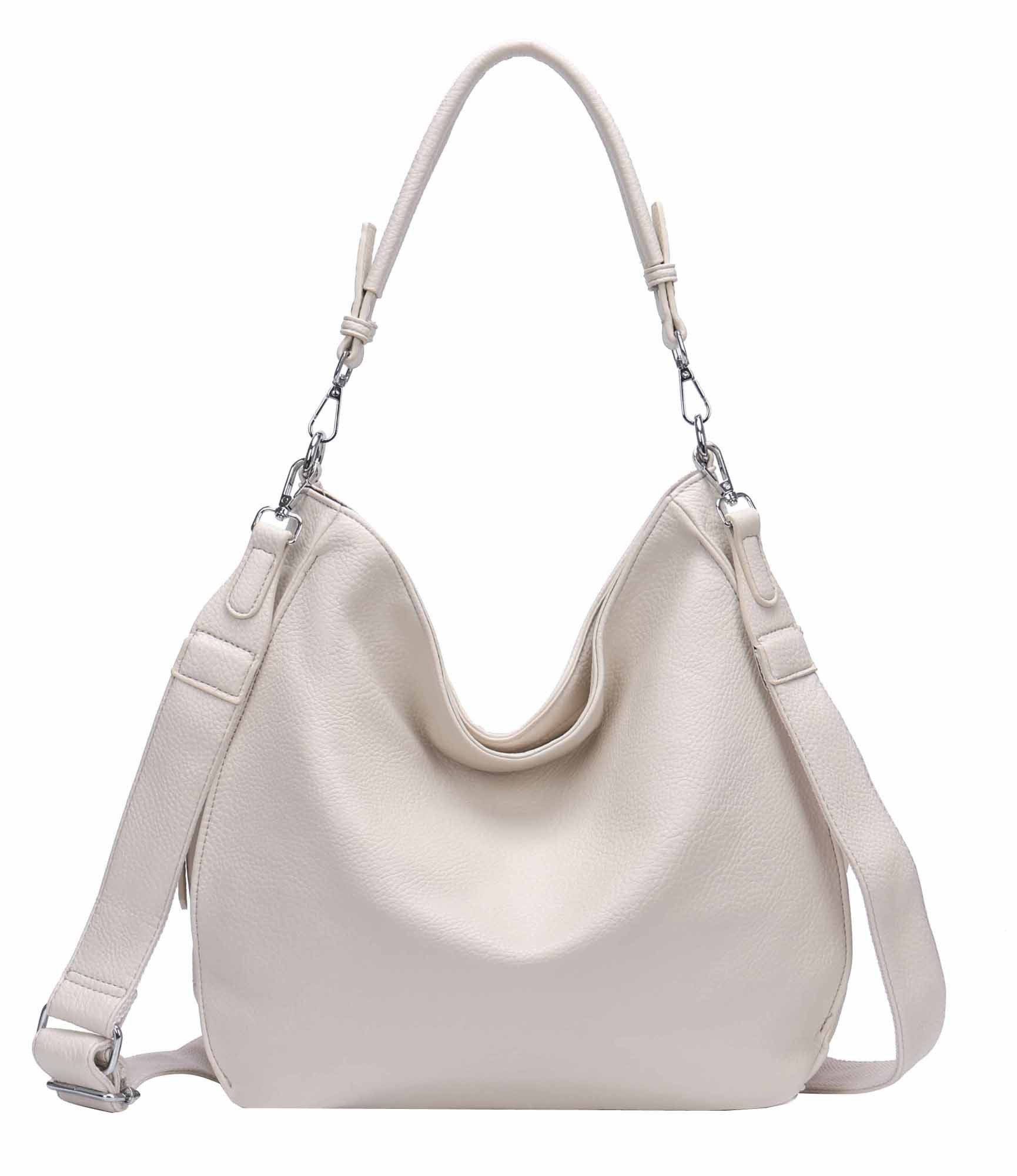 ITALYSHOP24 Schultertasche DAMEN TASCHE SHOPPER Hobo günstig online kaufen