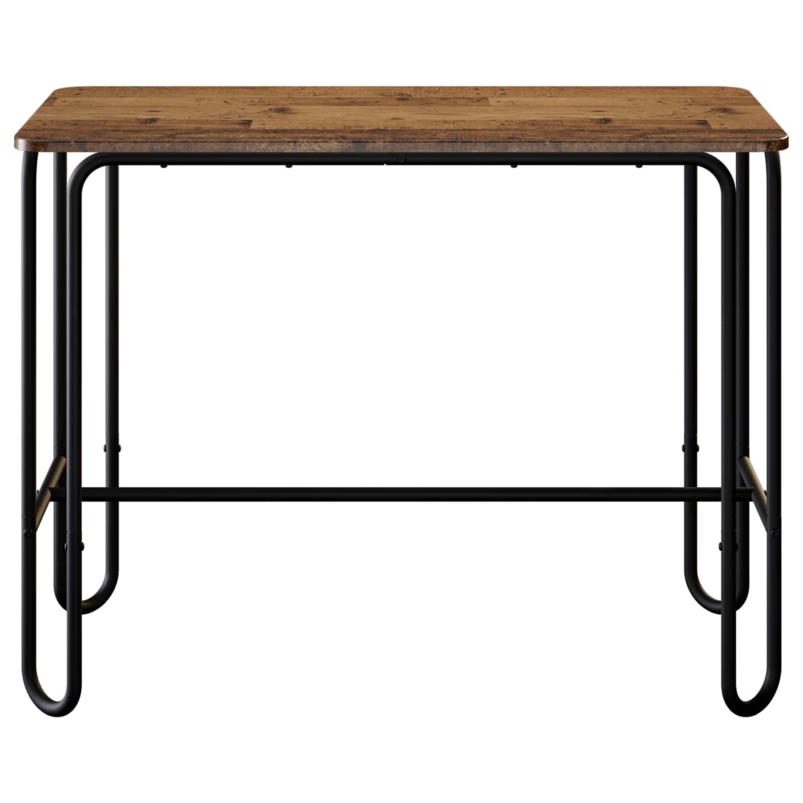 vidaXL Esstisch Esstisch 100 x 50 x 75 cm Holzwerkstoff Altholz Rechtwinklig (1-St)