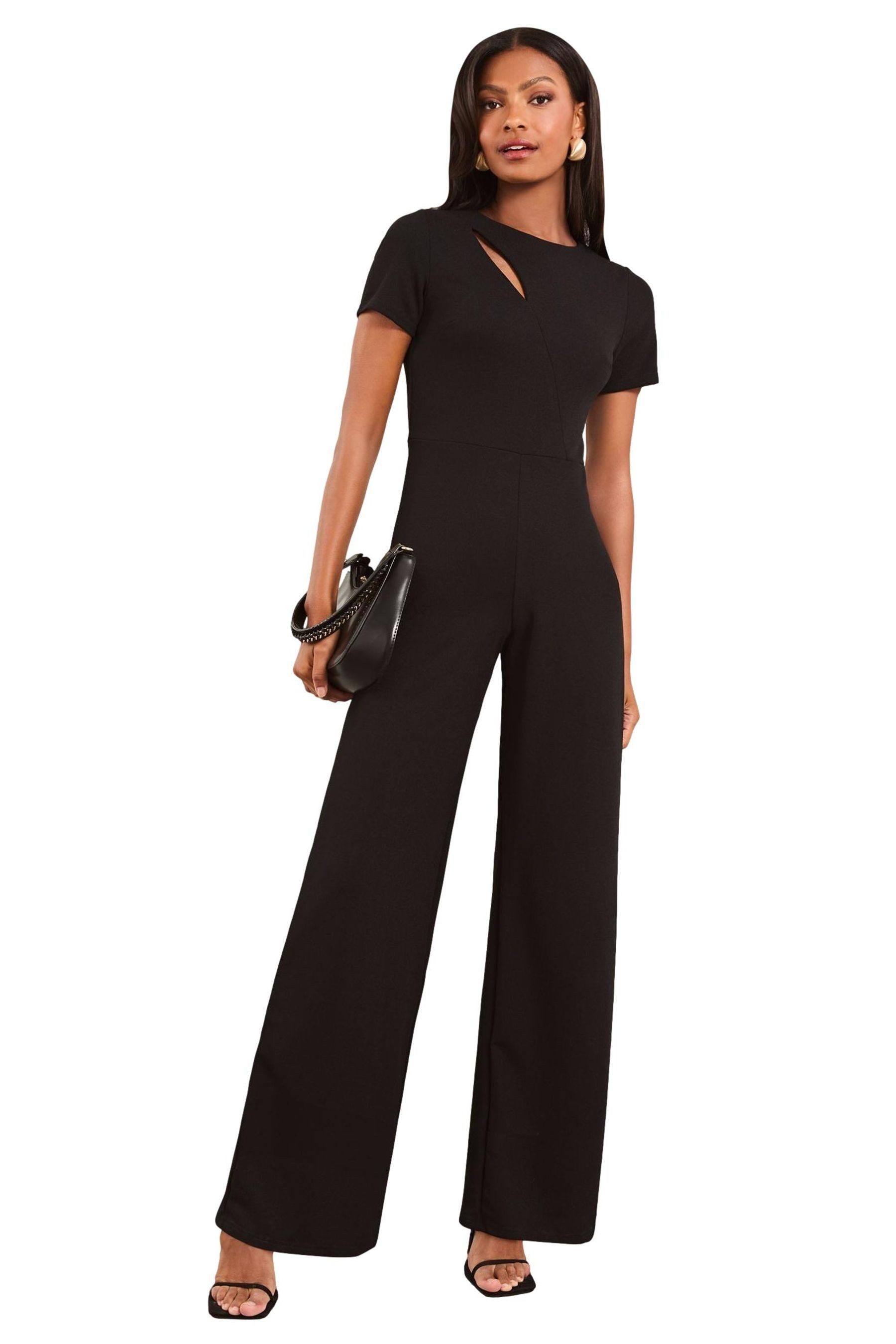 LIPSY Jumpsuit Lipsy Jumpsuit mit kurzen Ärmeln, Regular (1-tlg)
