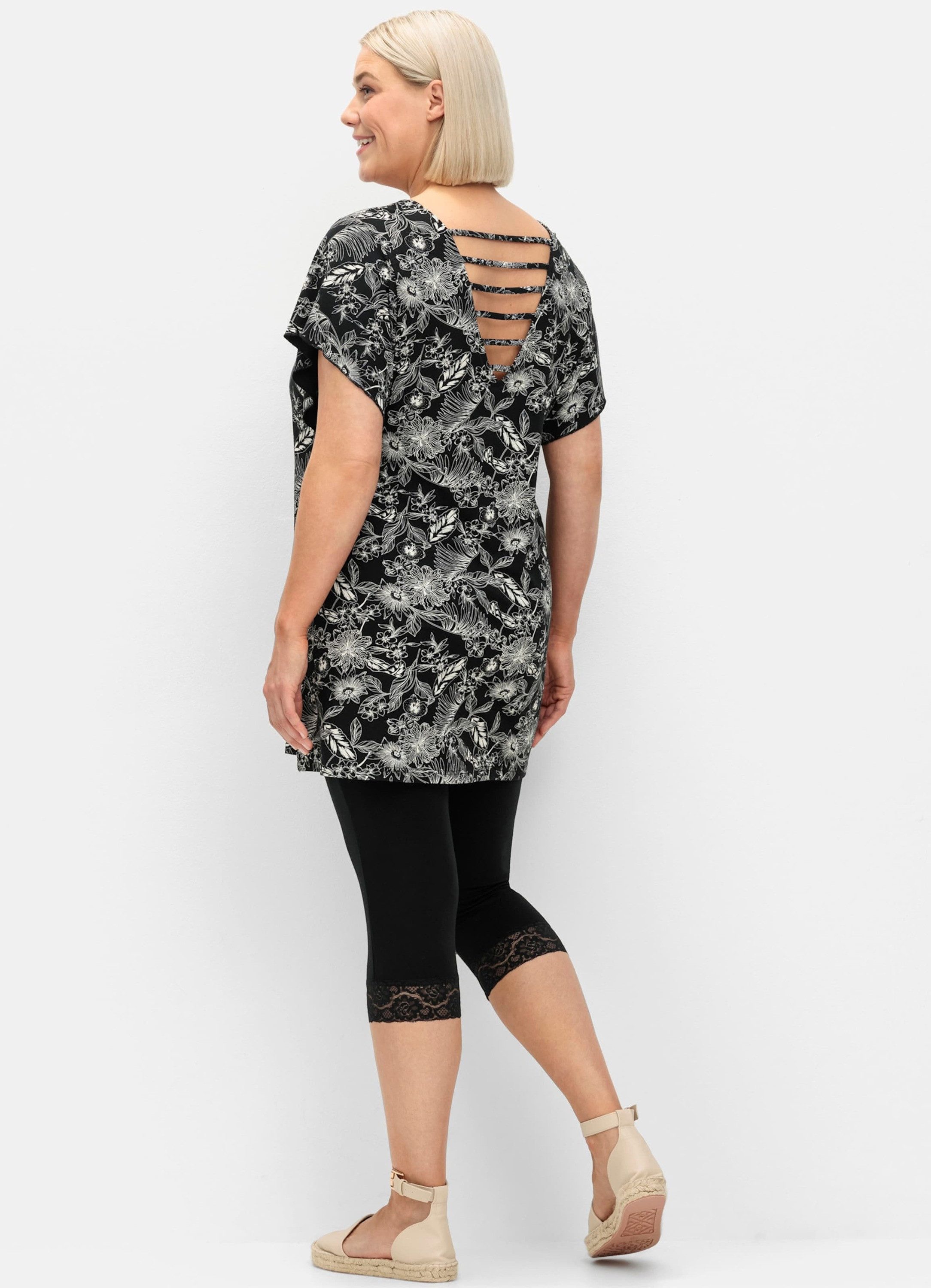 Sheego Jumpsuit Shirt + Leggings Länge ca. 82cm günstig online kaufen