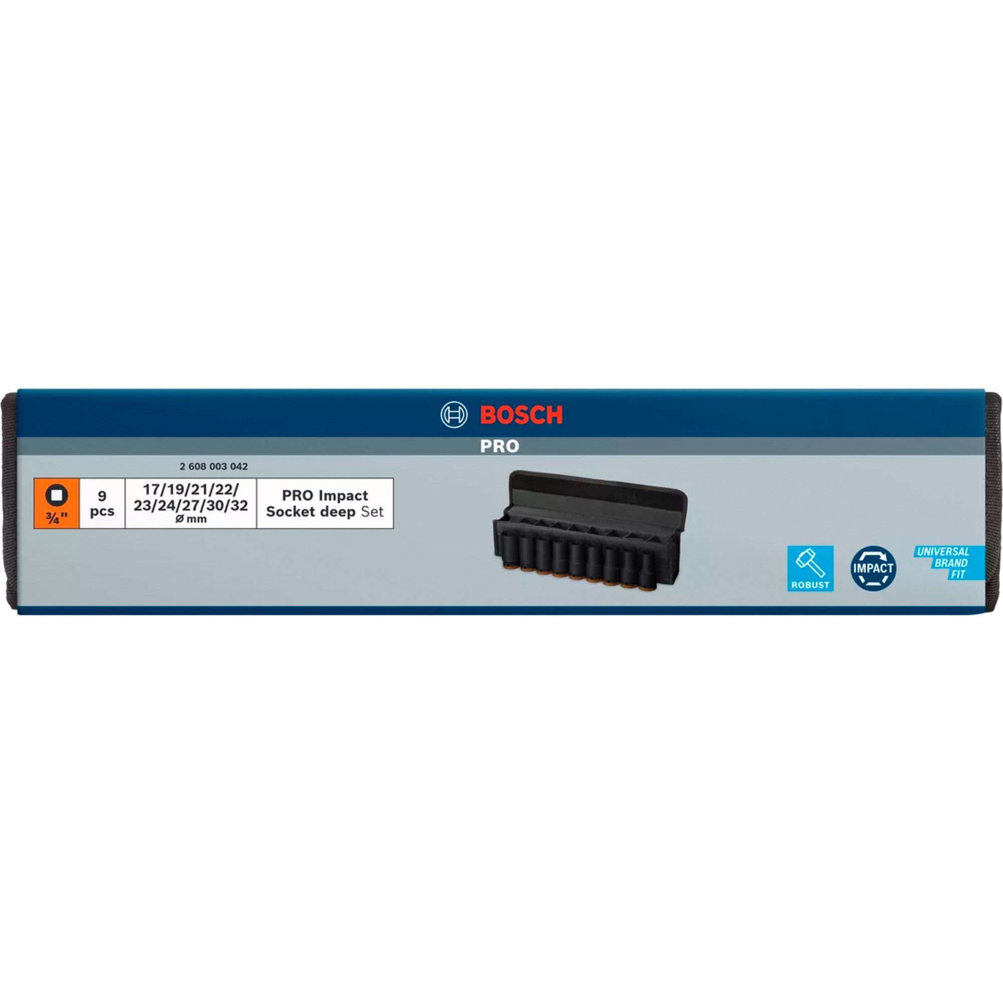 US ProImpact Stecknuss-Satz 1/2 Zoll – Inbusschlüssel Von 4 Mm Bis 19 Mm (B166)