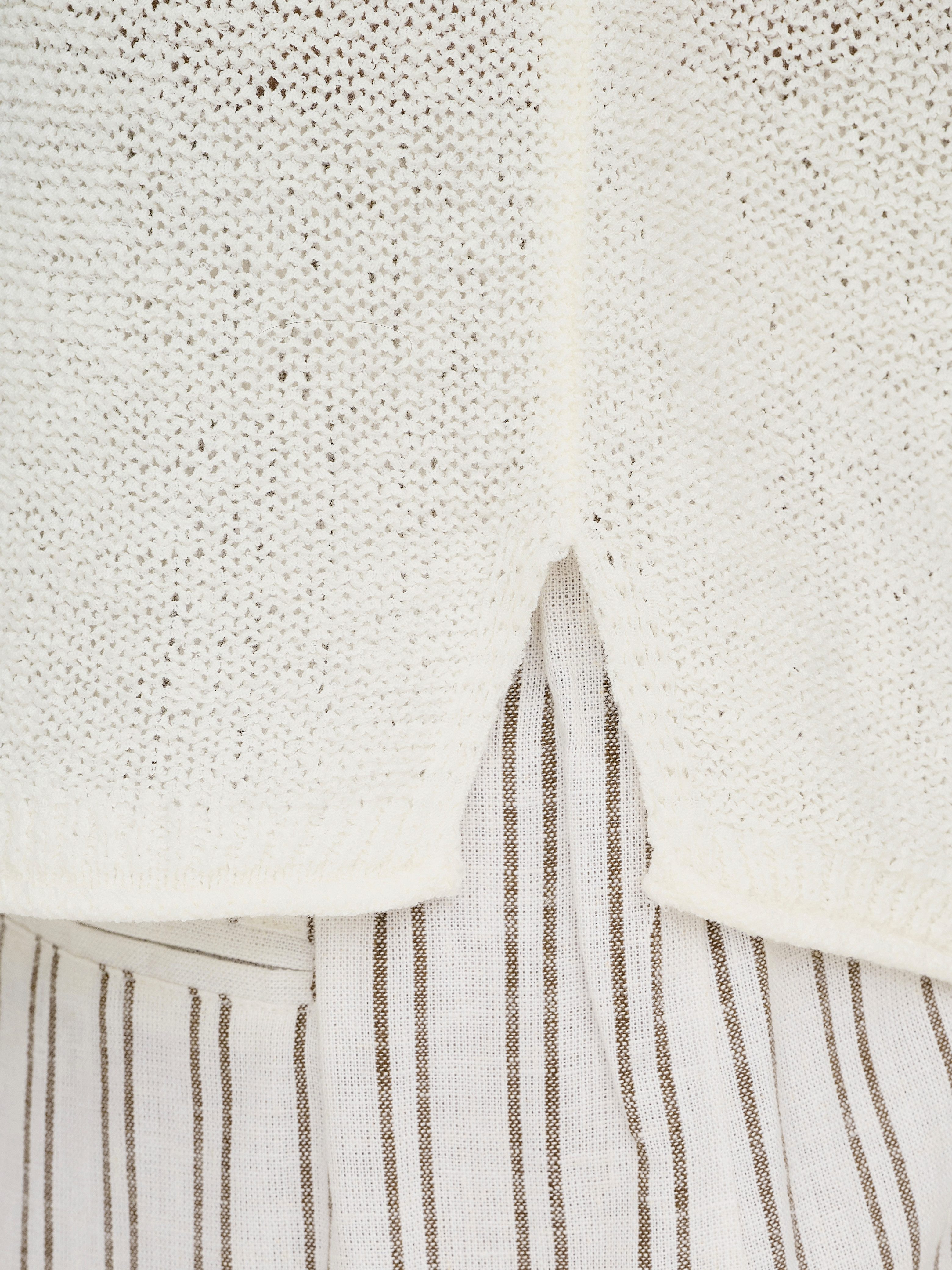 ONLY Kurzarmpullover ONLSUNNY S/S PULLOVER NOOS KNT Kunstfaser, regular fit