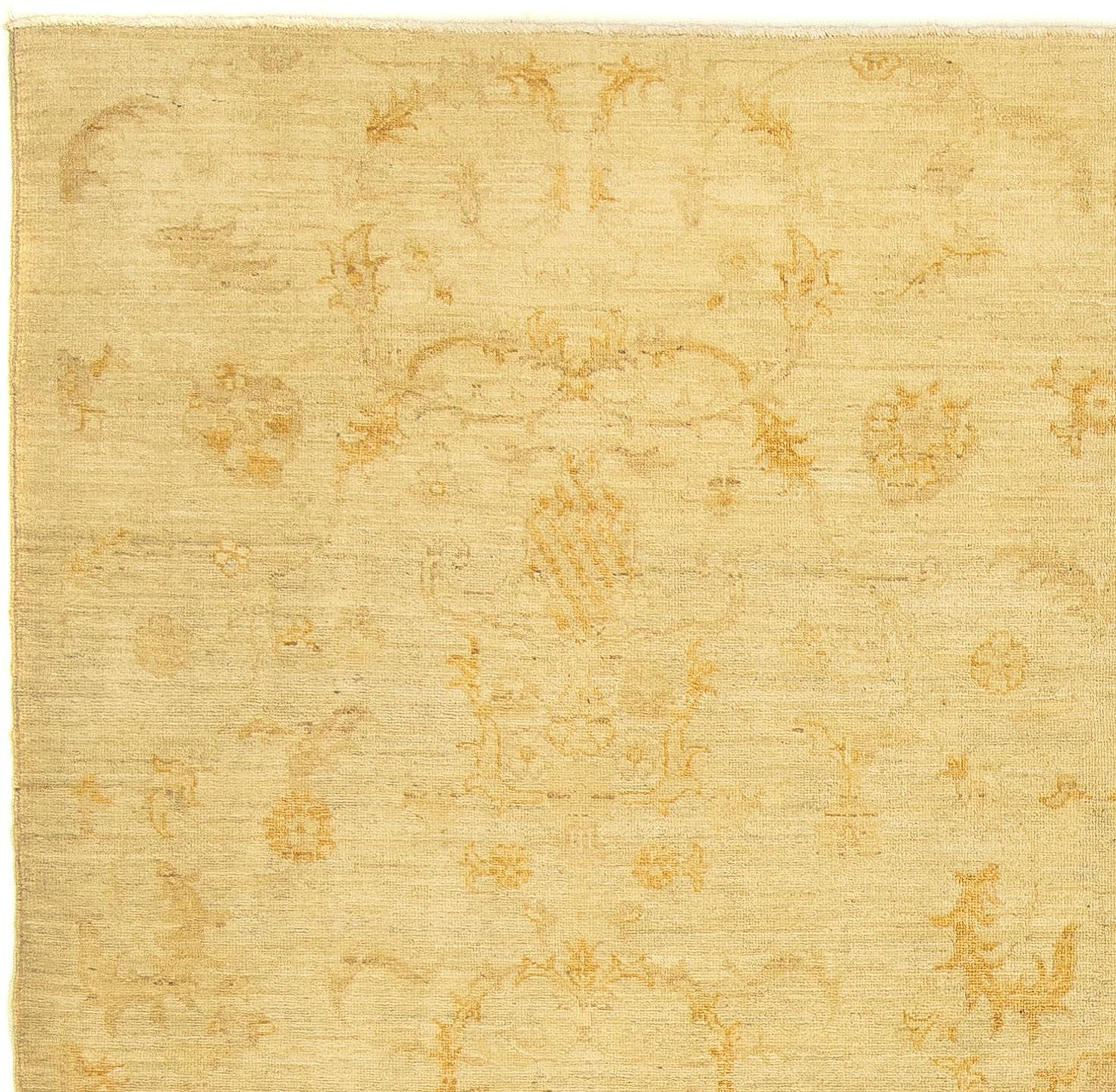 Orientteppich Ziegler - mm, - Zertifikat mit 6 233 Einzelstück beige, rechteckig, Wohnzimmer, cm morgenland, 195 x Handgeknüpft, Höhe