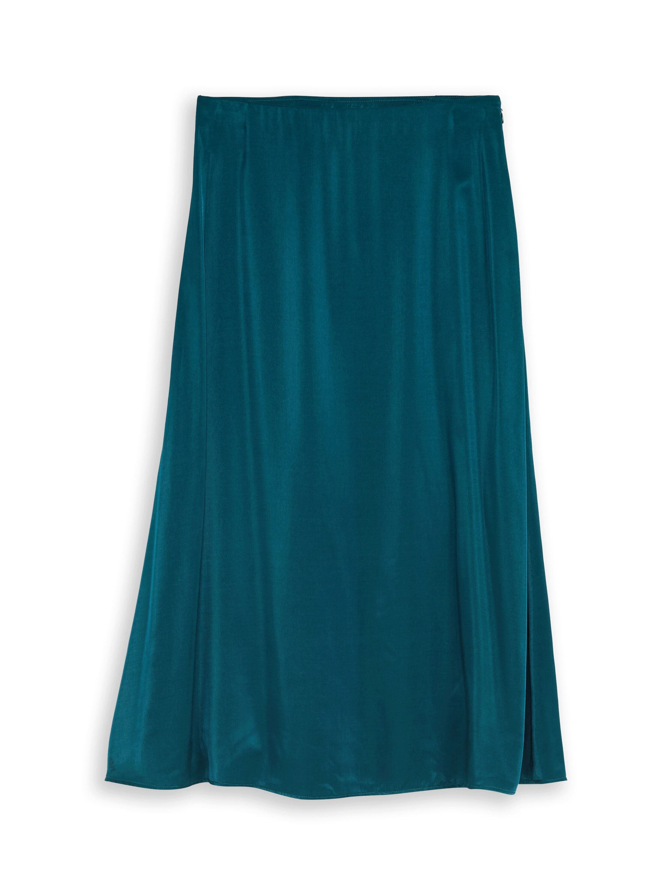 TOM TAILOR Maxirock High Waist Satin Midi-Rock