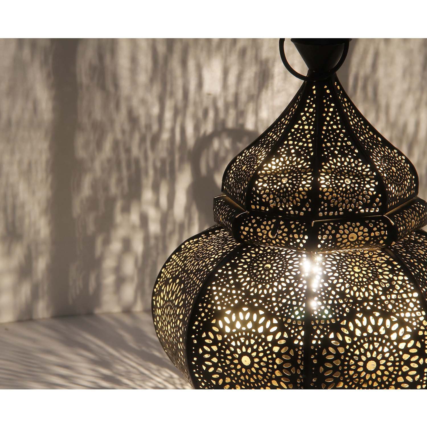 Nachttischlampe, handgemachte Bodenlampe Casa Handgefertigt, Leuchtmittel, LN2070 Weihnachtlich, Tischlampe Teichleuchte ohne Asif Moro Orientalische
