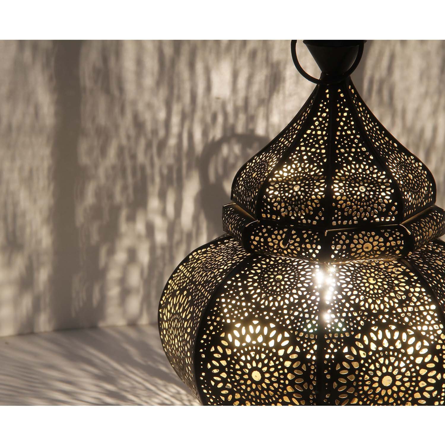 Moro Weihnachtlich, ohne Handgefertigt, LN2070 Leuchtmittel, handgemachte Nachttischlampe, Bodenlampe Asif Teichleuchte Tischlampe Casa Orientalische