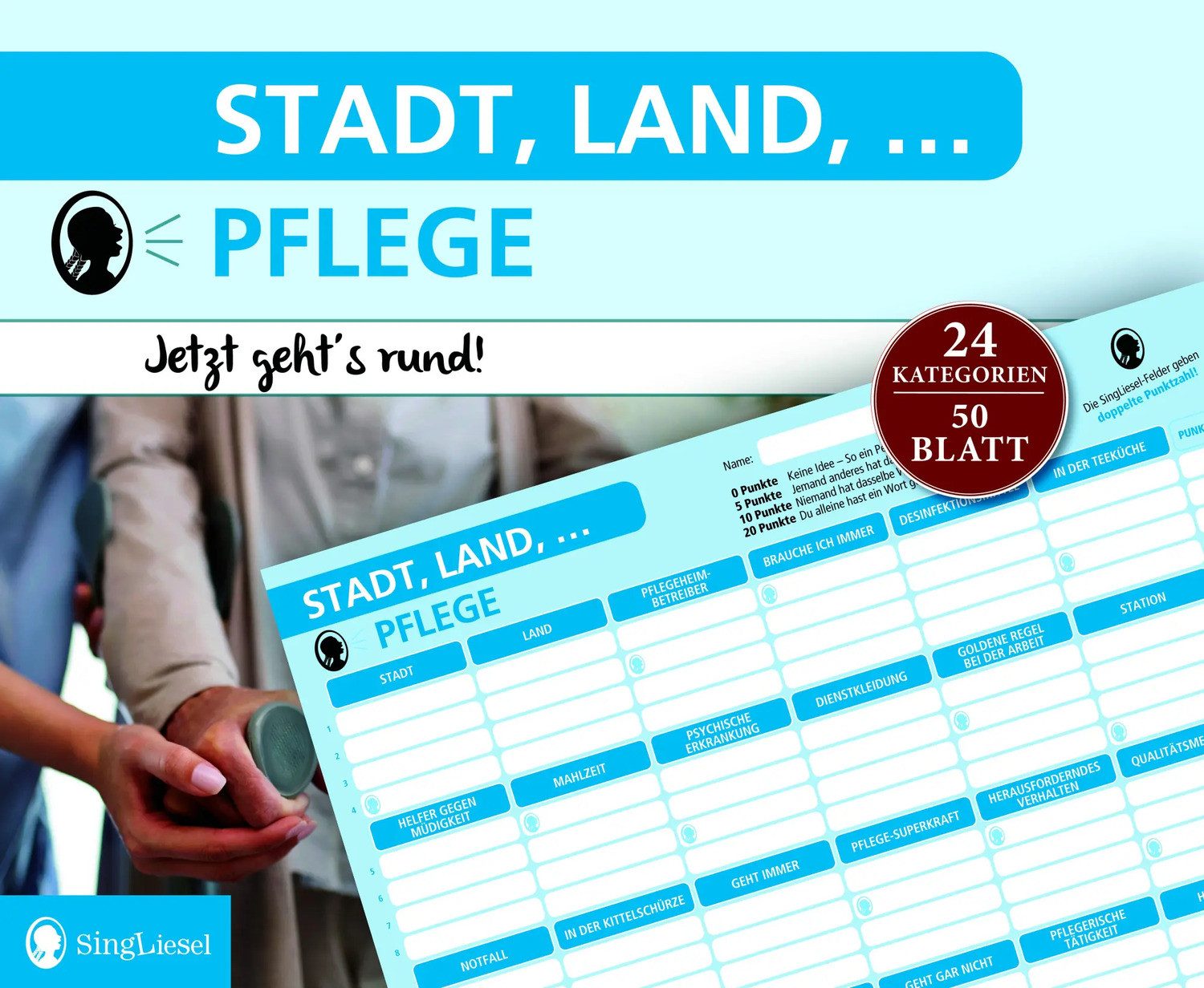Spiel Stadt, Land, Pflege