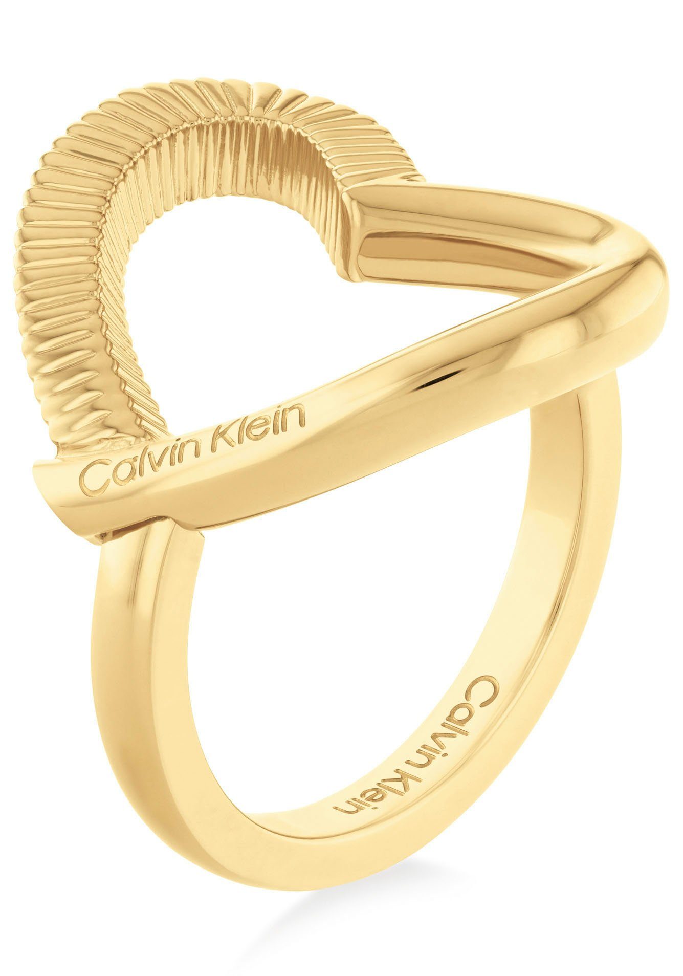 Calvin Klein Fingerring Schmuck Edelstahl Fingerring Damenring DEFIANT