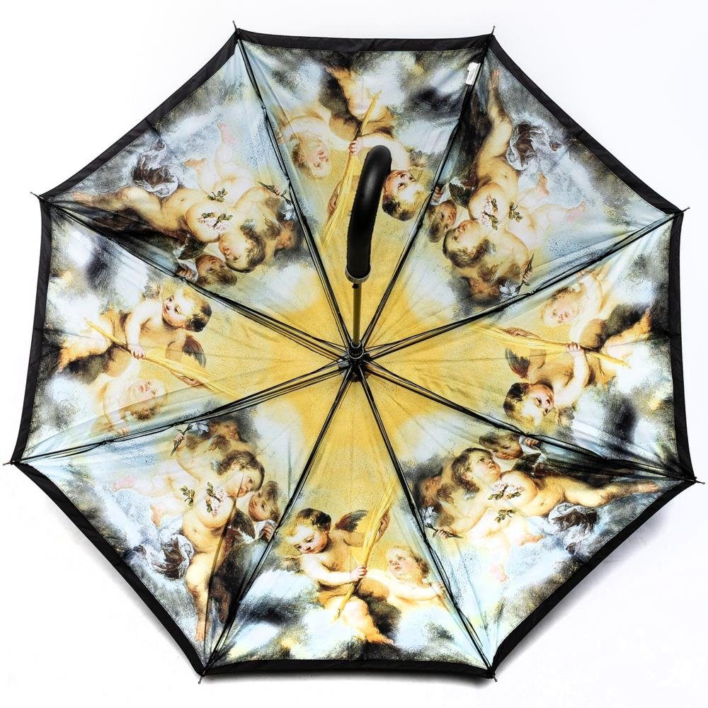 Luckyweather not just any other day Stockregenschirm Regenschirm Motiv ENGEL IN DEN WOLKEN Double Layer