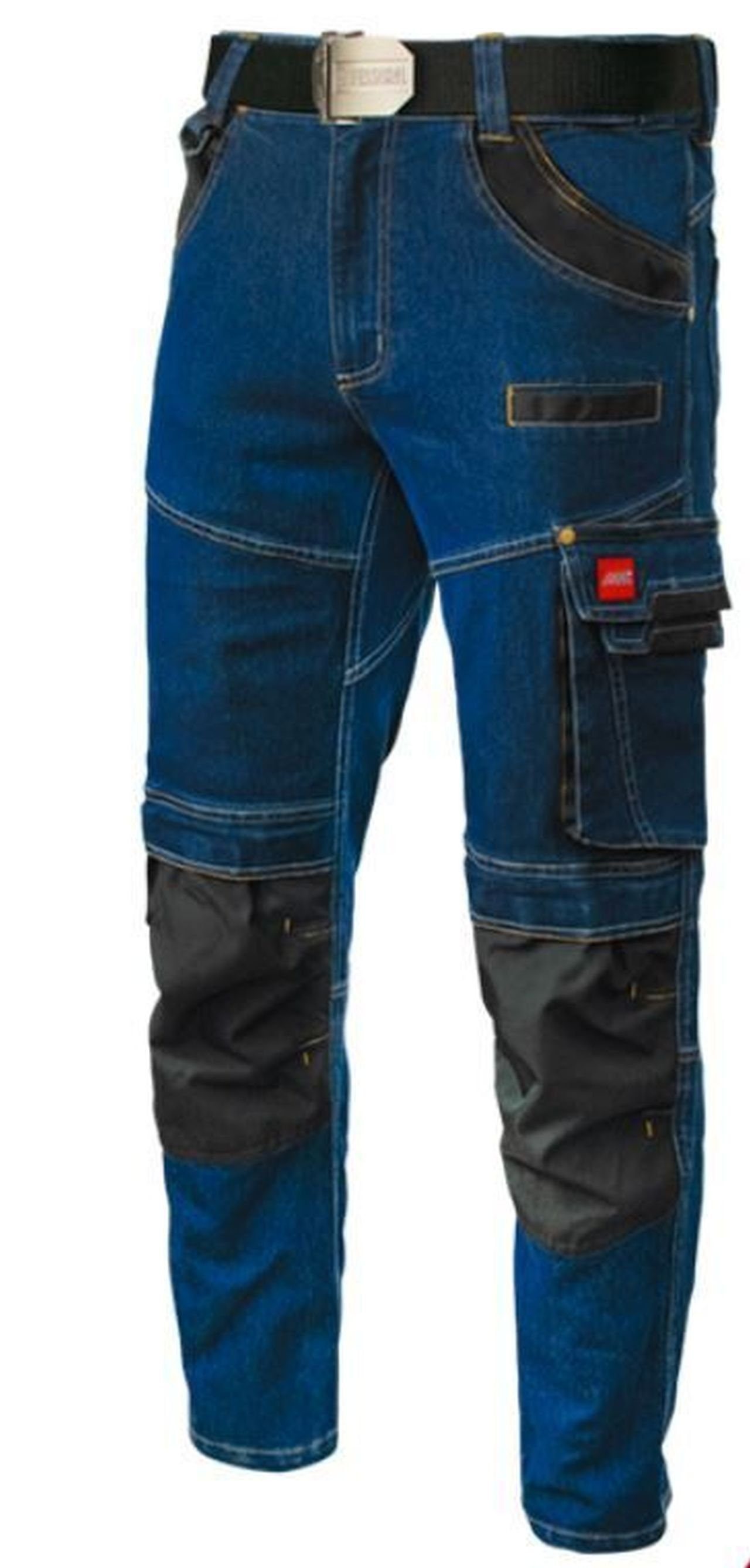 Artmas Arbeitshose Arbeitshose Jeanshose Stretch Baumwolle viele Taschen