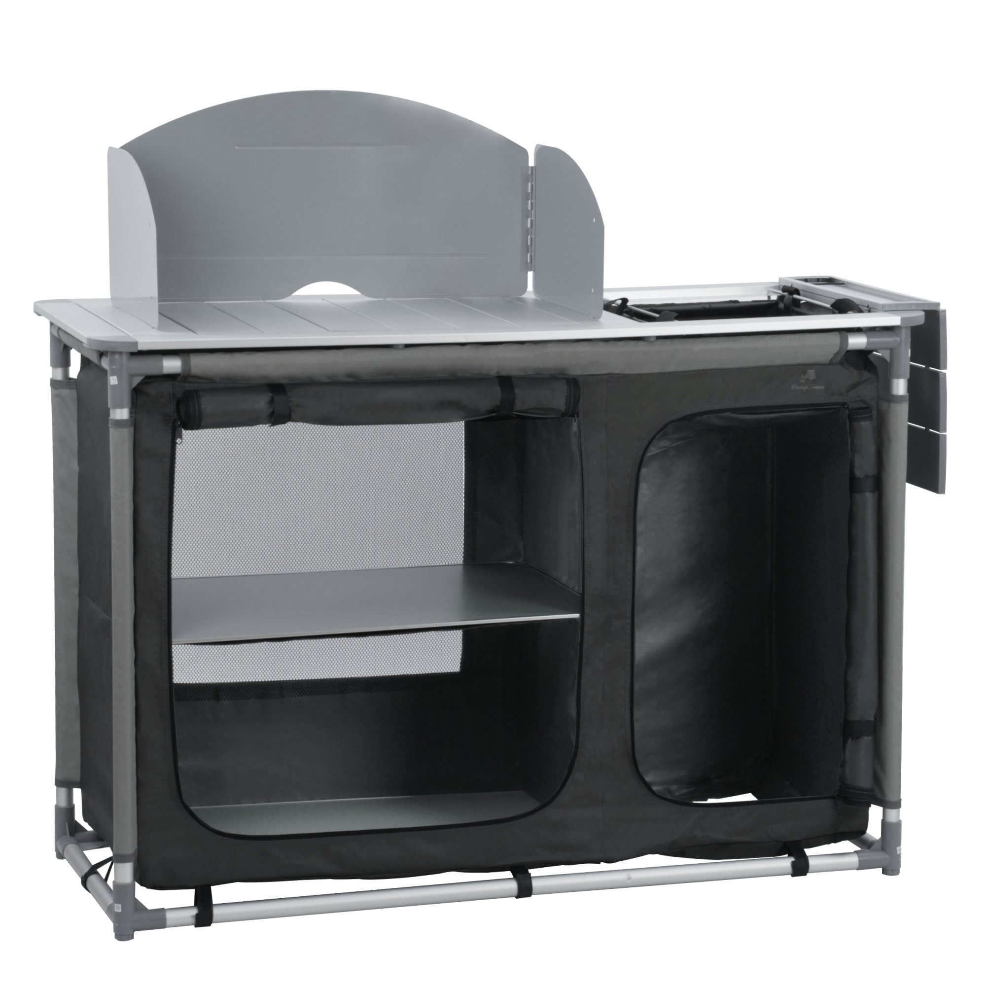 CampFeuer Campingschrank Campingschrank, Campingküche klappbar, Spritzschutz, Waschbecken