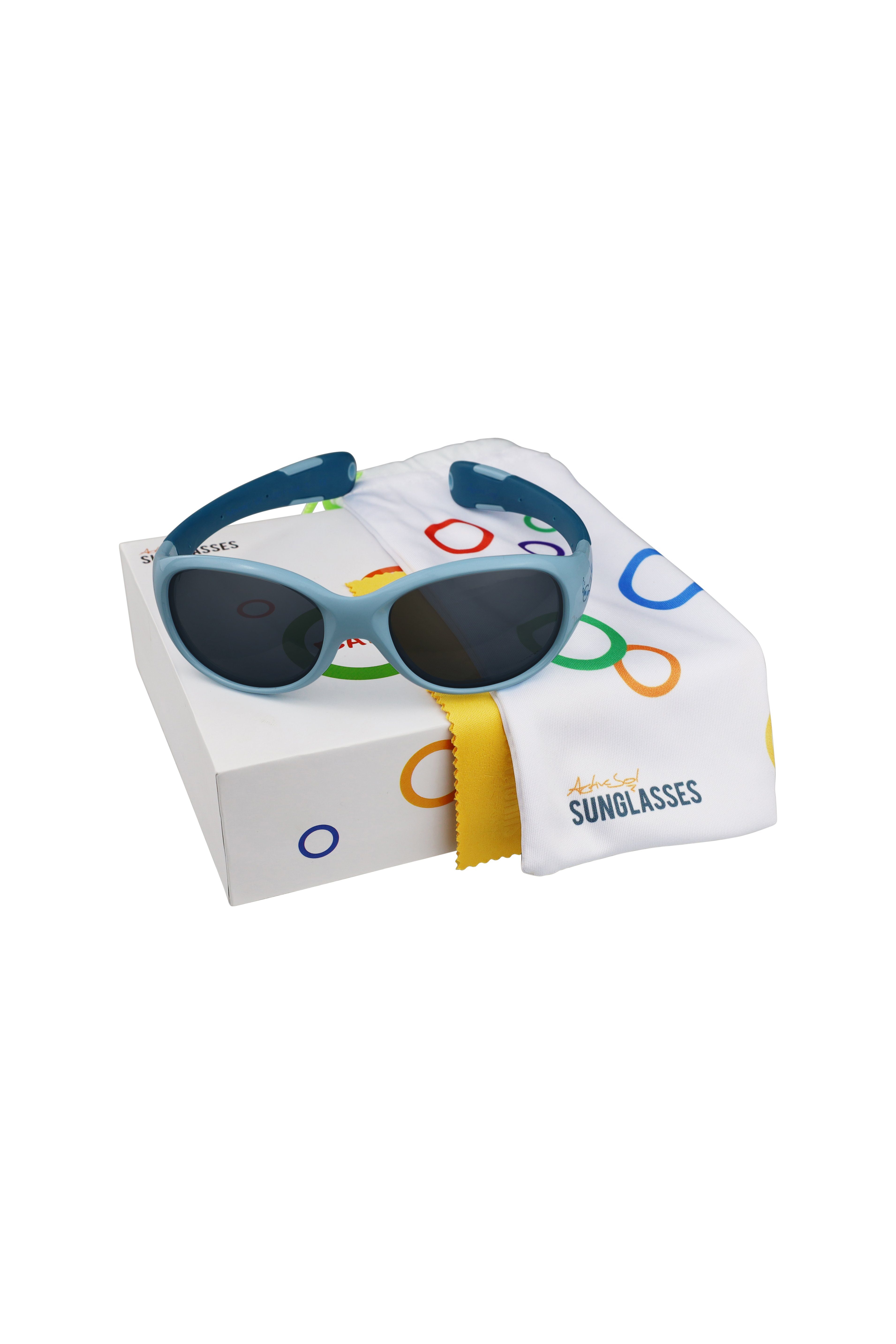 ActiveSol SUNGLASSES Sonnenbrille 0-2 Jungen Rocket Farben Jahre (in Baby Unzerstörbar bunten pfiffigen & mit Motiven) Flexibel & Sonnenbrille, & Mädchen