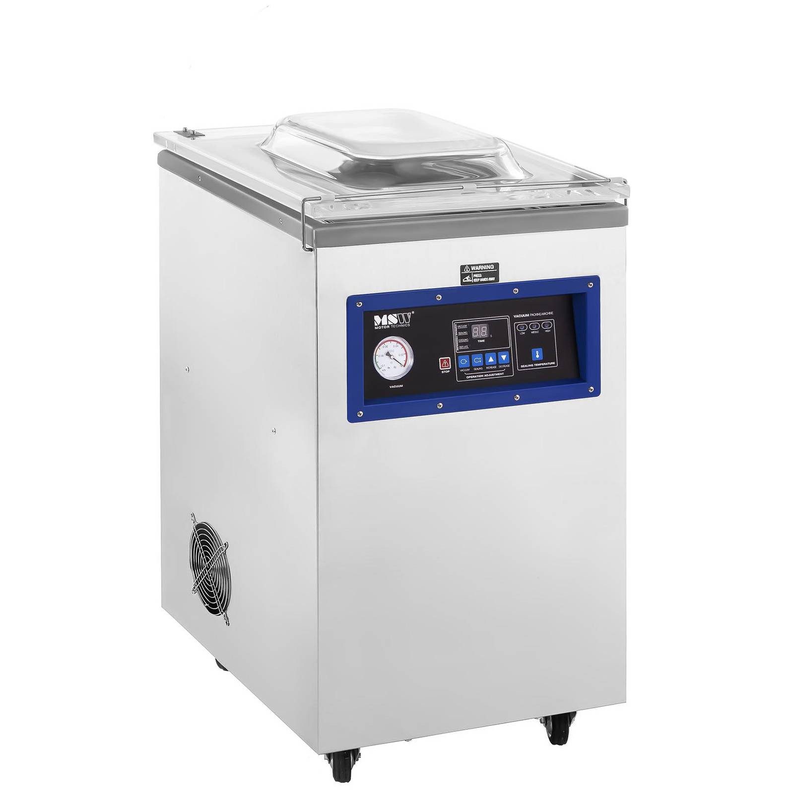 MSW Vakuumierer 20m³/h Profi Vakuumiergerät Standgerät 900 W Kodierfunktion, 900W