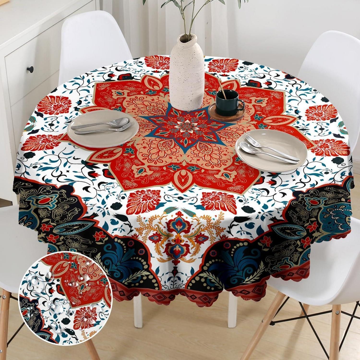 Boho runde Tischdecken online kaufen