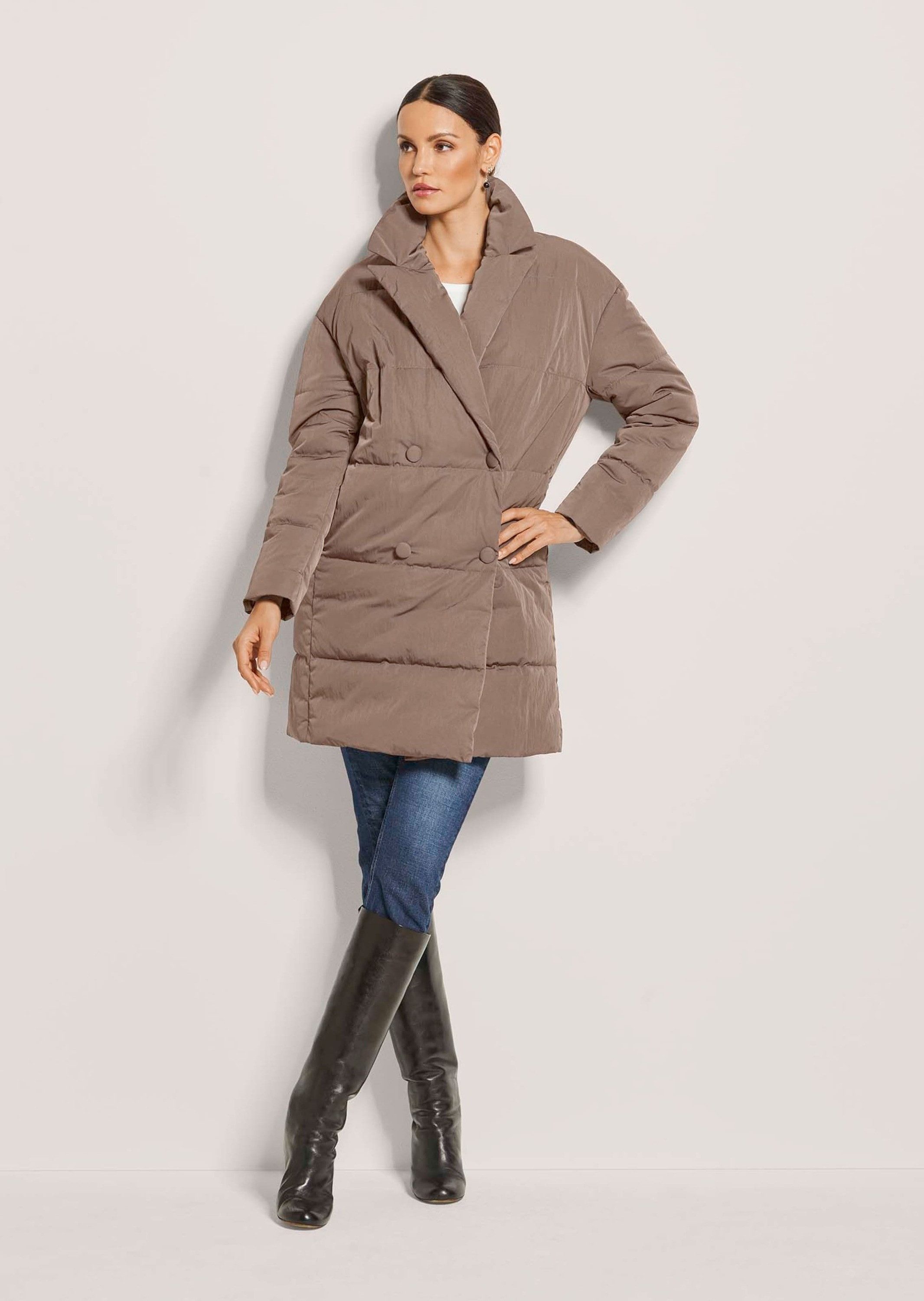 MADELEINE Outdoorjacke Eleganter Wintermantel im Oversized-Look günstig online kaufen