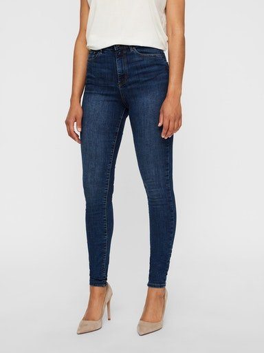 Moda medium blue Vero VMSOPHIA denim High-waist-Jeans