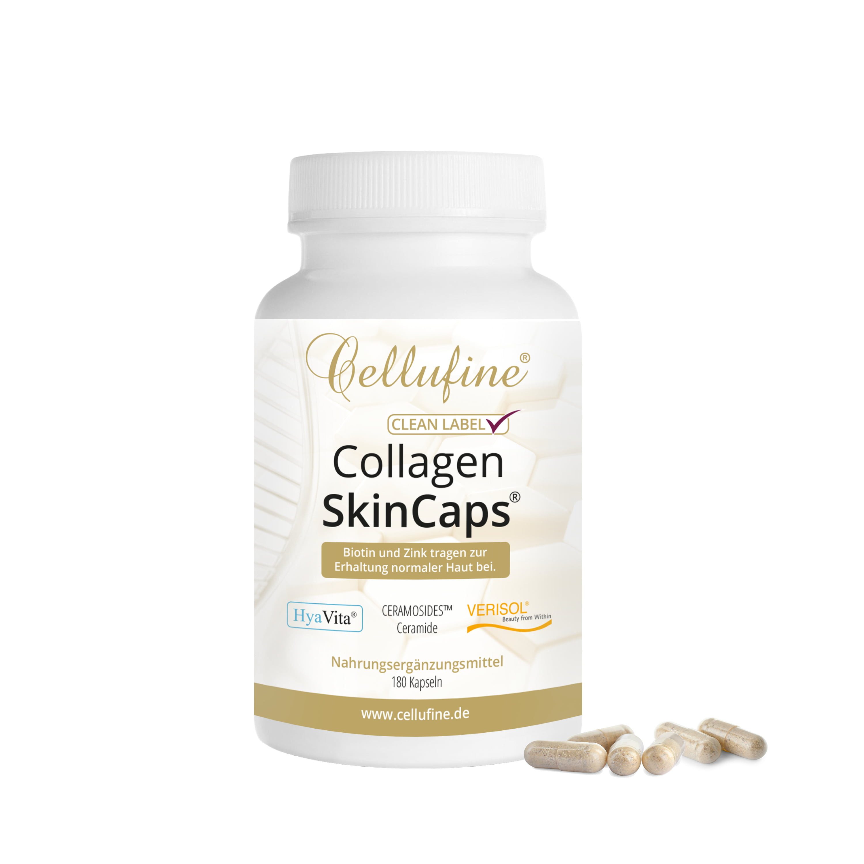 Cellufine Cellufine® SkinCaps® VERISOL® B (Rind) Коллажи-PLUS - 180 Kapseln Kapseln, 115 g