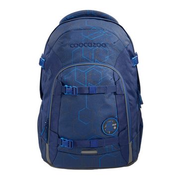 coocazoo Schulranzen Schulrucksack-Set JOKER Blue Motion 3-teilig (3-teilig), ergonomisch, Körpergröße: 135 - 180 cm, reflektiert