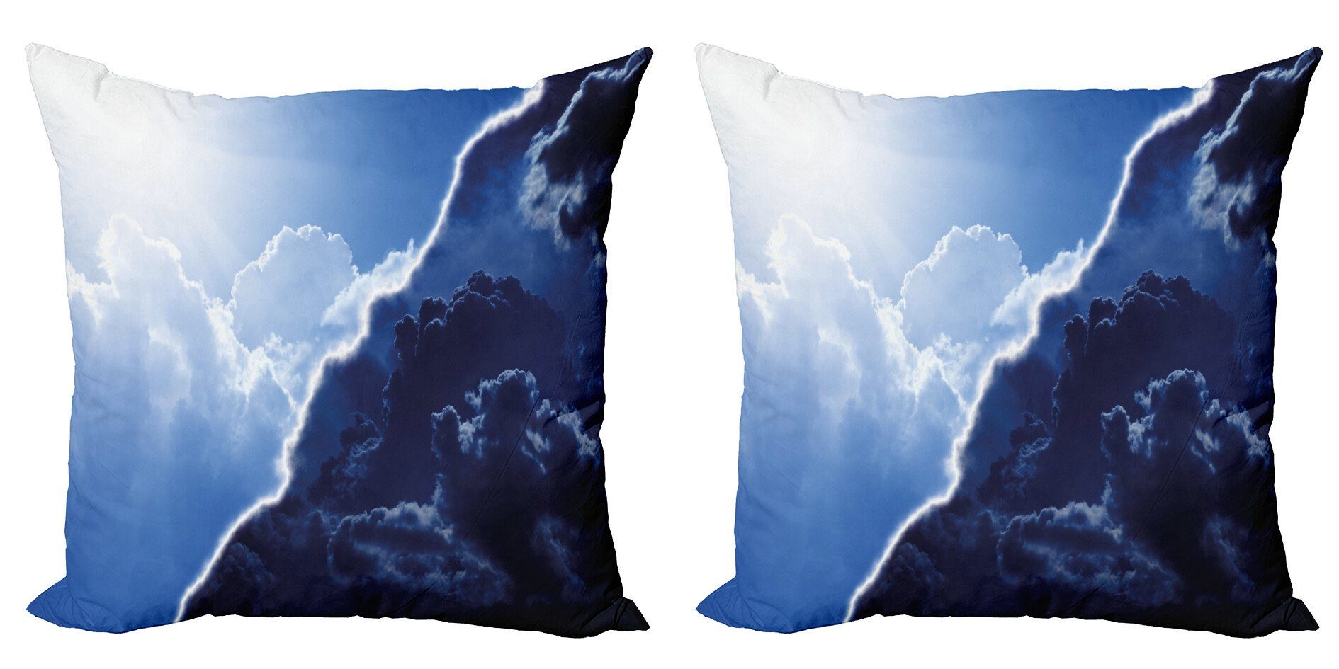 Kissenbezüge Modern Accent Doppelseitiger Digitaldruck, Abakuhaus (2 Stück), Wohnung Kontras Sky View