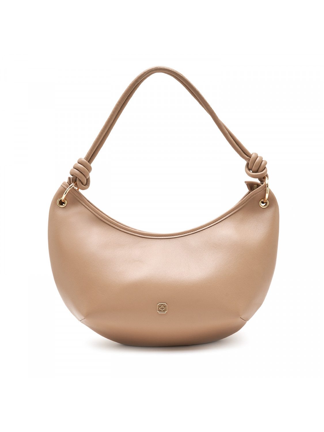 Desa Schultertasche Desa Damen-Umhängetasche aus echtem Leder