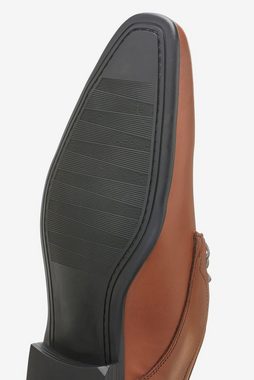 Next Unifarbene Derby-Schuhe aus Leder Schnürschuh (1-tlg)