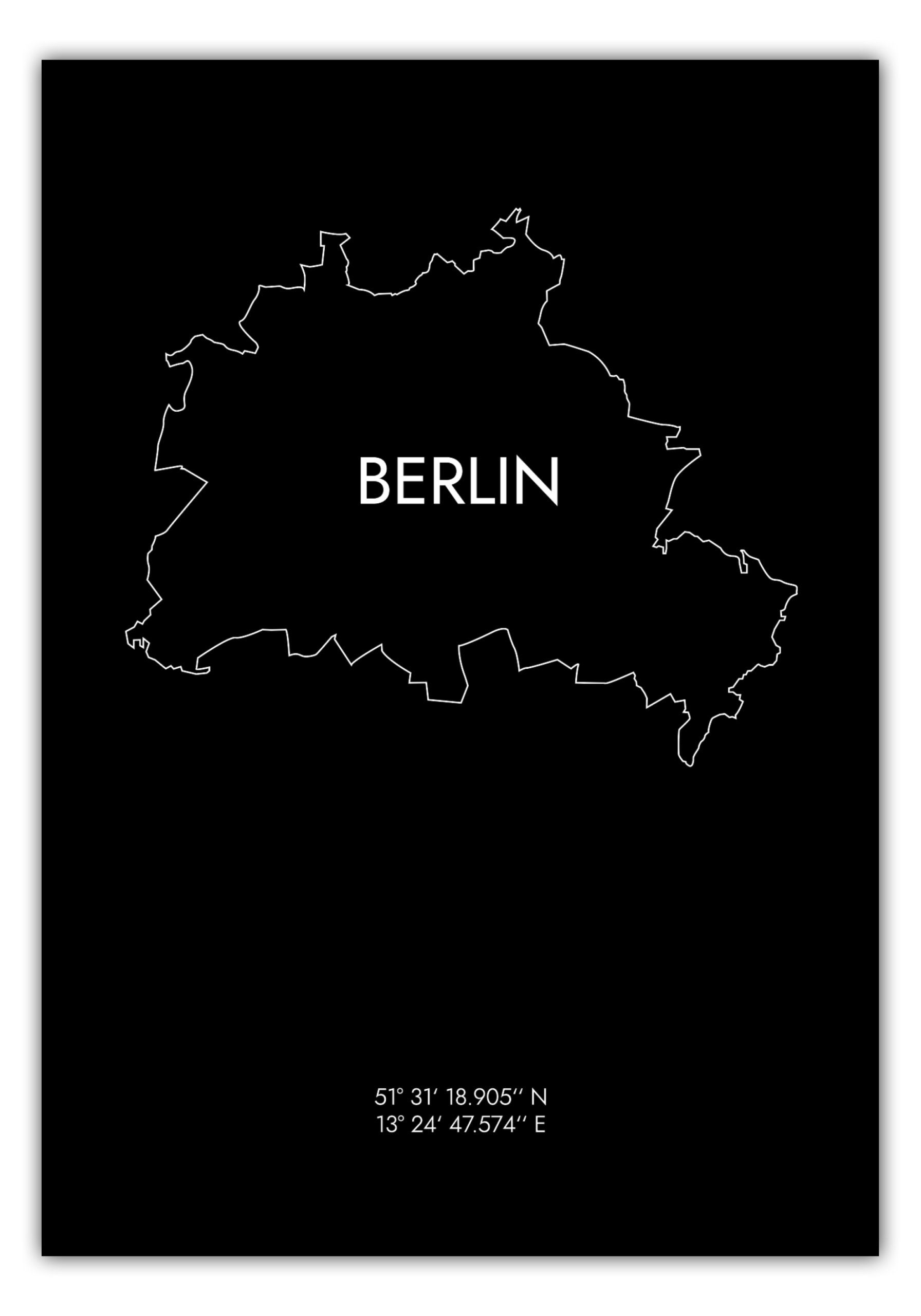 MOTIVISSO Poster Berlin Koordinaten #8