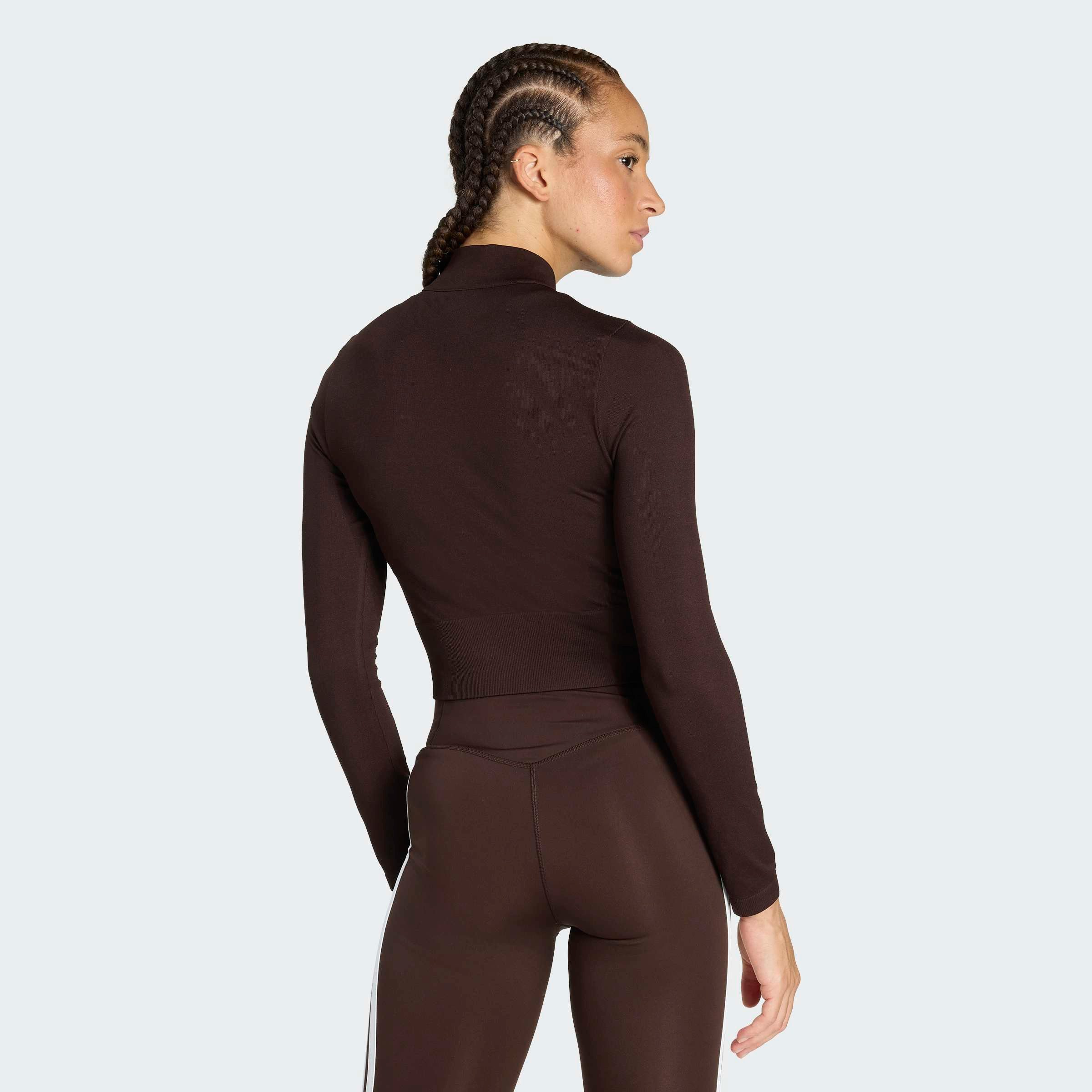 adidas Performance Rollkragenpullover WORKOUT ESSENTIALS, DURCHGEHENDER REISSVERSCHLUSS, STRICK