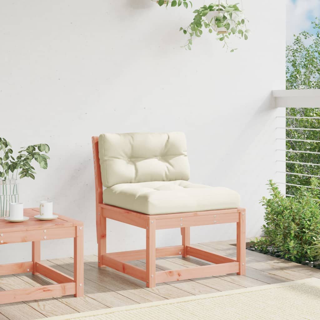 vidaXL Loungesofa Gartensofa mit Kissen Massivholz günstig online kaufen