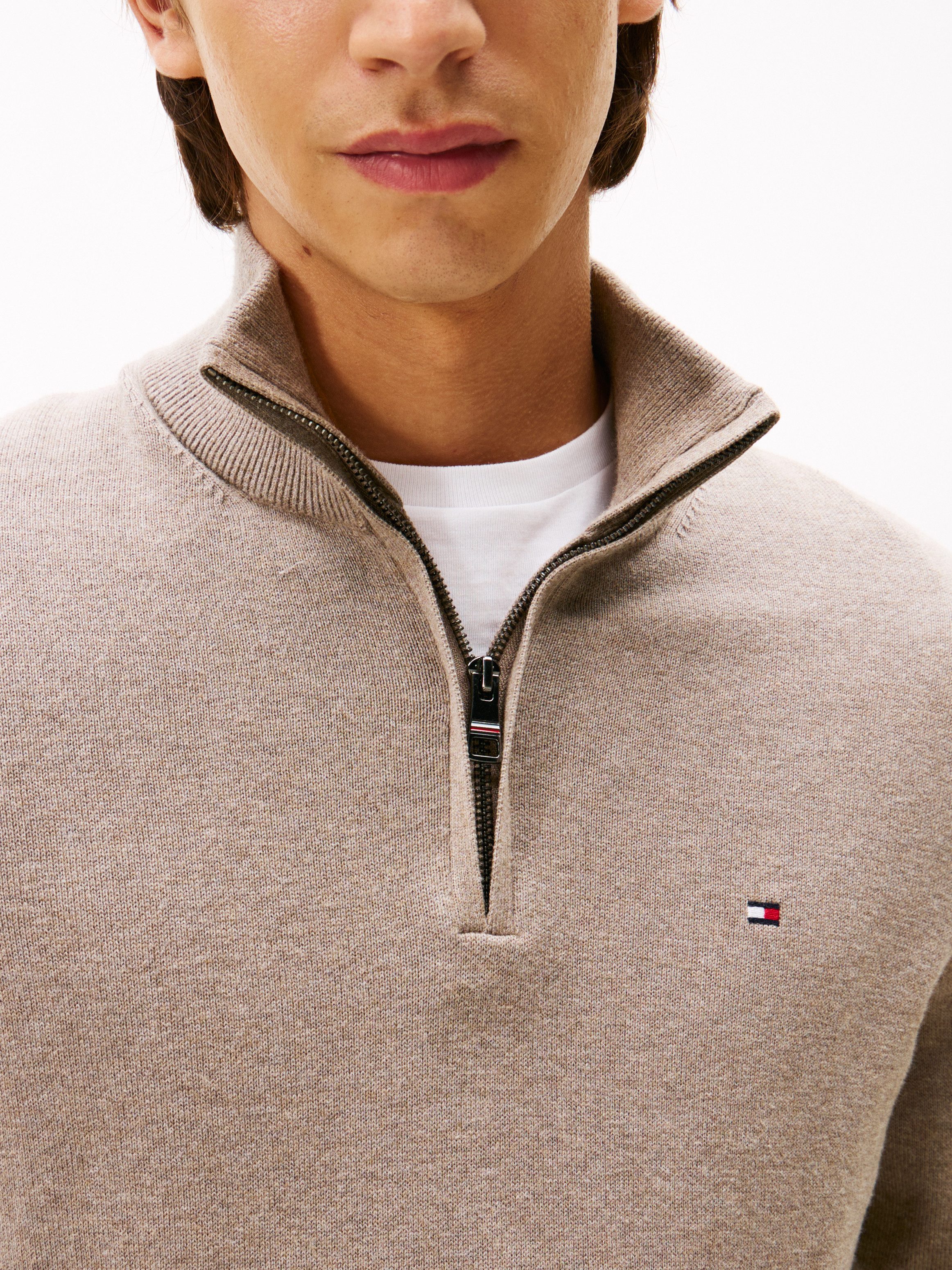 Tommy Hilfiger Troyer PIMA ORG CTN günstig online kaufen