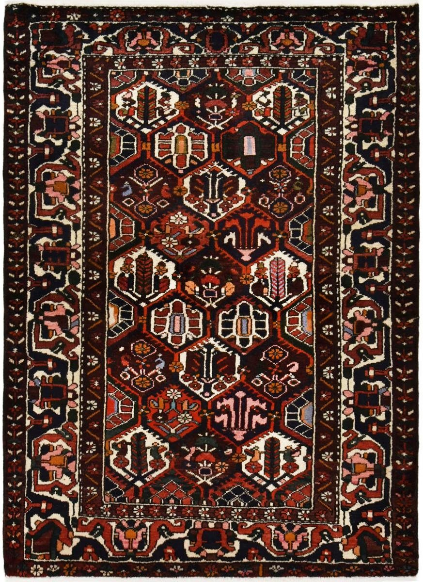 Orientteppich Bakhtiar 114x157 Handgeknüpfter Orientteppich / Perserteppich, Nain Trading, rechteckig, Höhe: 12 mm