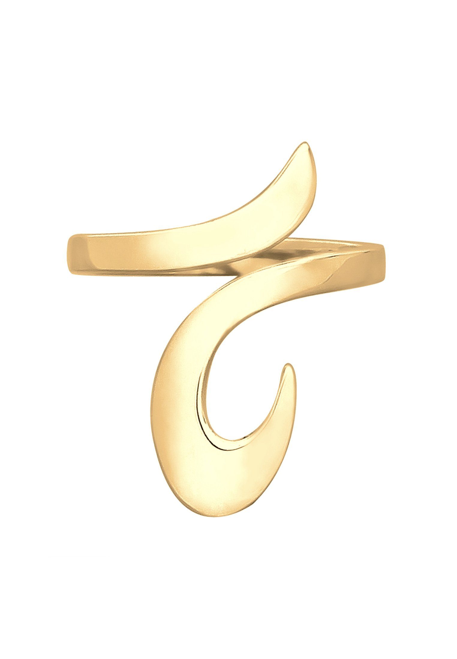 Elli Fingerring Wickelring Verstellbar Ornament 925 Silber