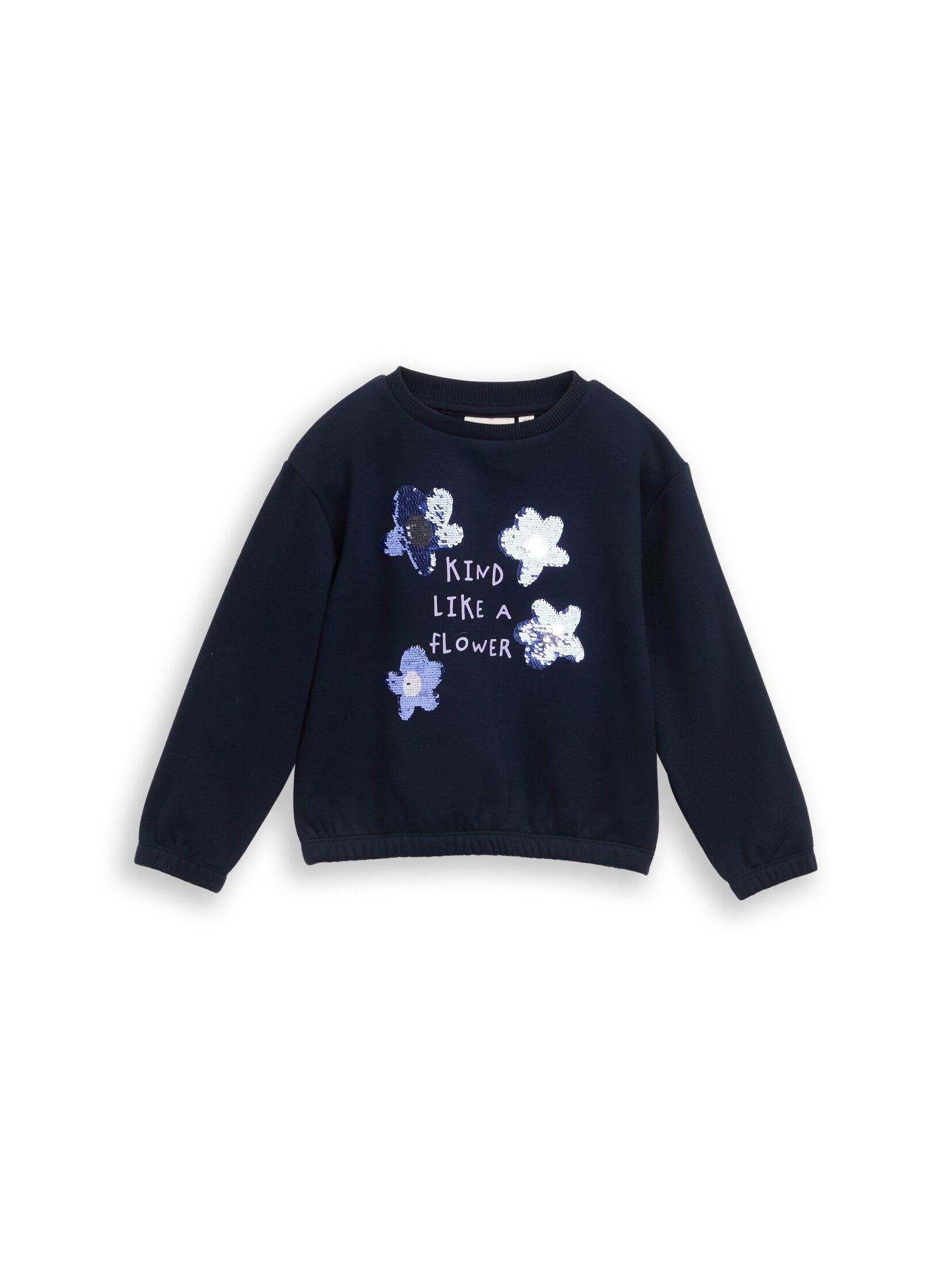 TOM TAILOR Sweatshirt Strick & Sweatshirts Cropped Sweatshirt mit Wendepailletten
