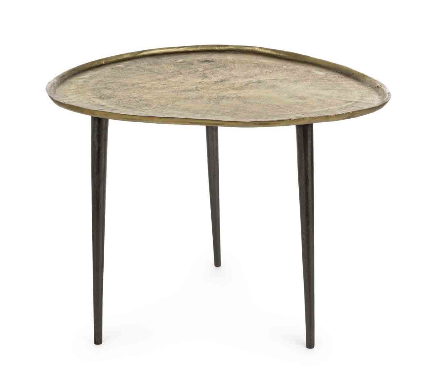 Bizzotto Beistelltisch Karima aus Aluminium, 55x60x45 cm