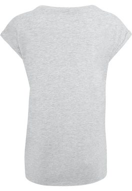 Merchcode T-Shirt Merchcode Damen Ladies Tennis Club Extended Shoulder Tee (1-tlg)