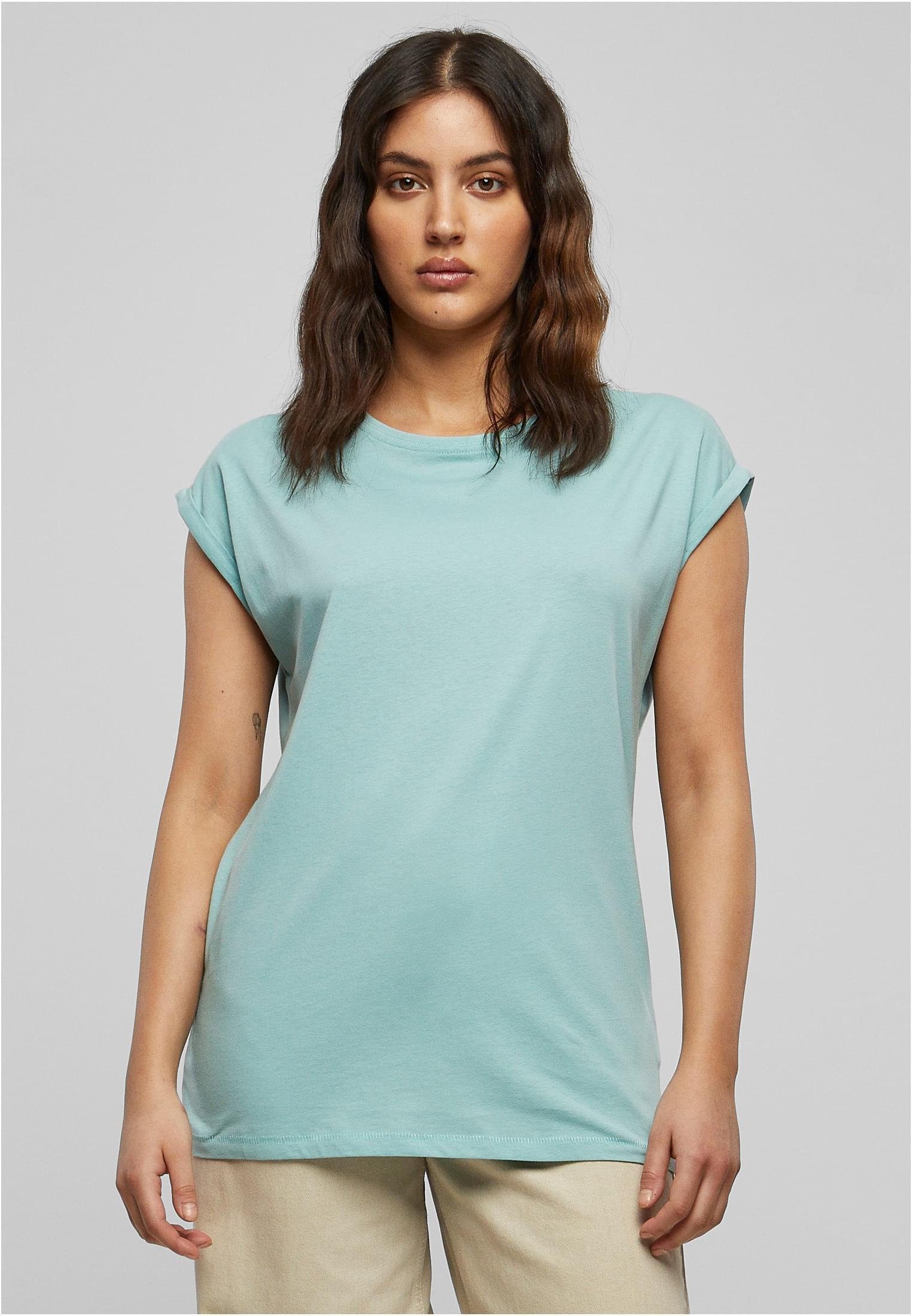 URBAN CLASSICS Rundhalsshirt Ladies Extended Shoulder günstig online kaufen