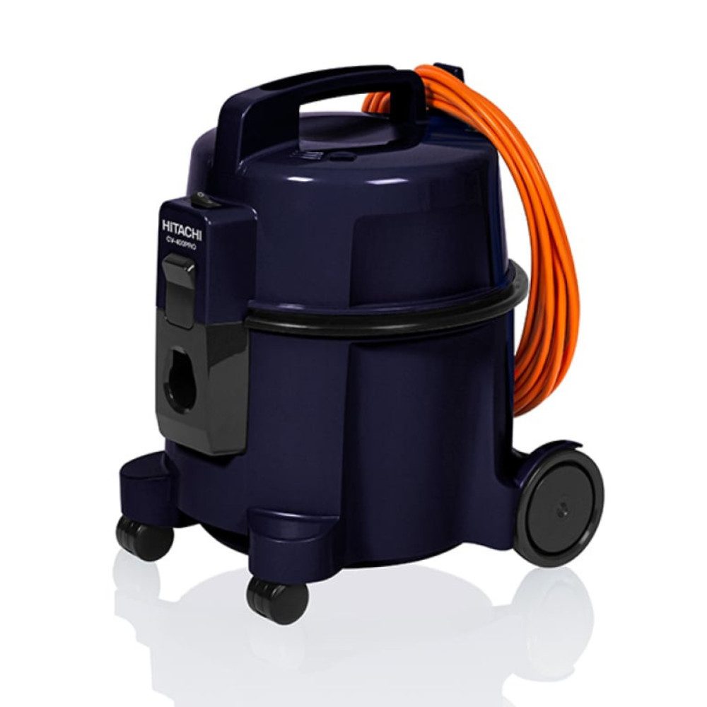 Hitachi Bodenstaubsauger CV-400 PRO DBL, beutellos, 7,5L Tank, HEPA, 13m Radius, 880 W, beutellos, 13 m Aktionsradius, Möbel- und Kantenschutz, 7,5 Liter Staubtank