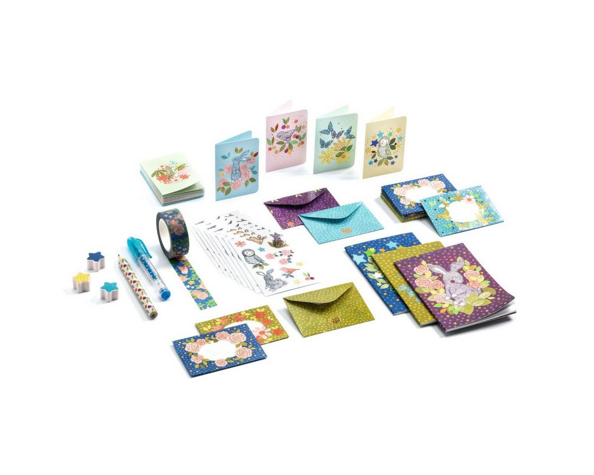 Thumbnail - DJECO Briefpapier Djeco Mini Geschenkbox Briefpapier Elodie