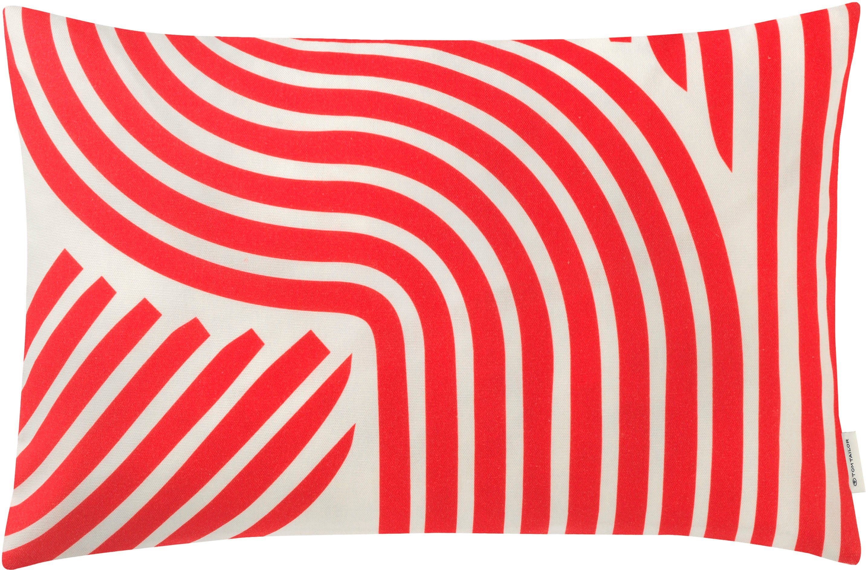 TOM TAILOR HOME Kissenbezüge Organic Waves, (1 Stück), aus Baumwolle (BCI)