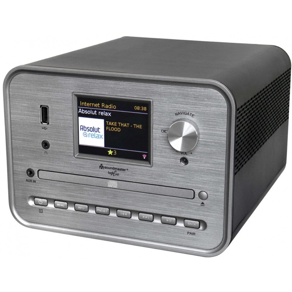 ICD1050SW - Internetradio - WLAN DAB+ - silber Internet-Radio