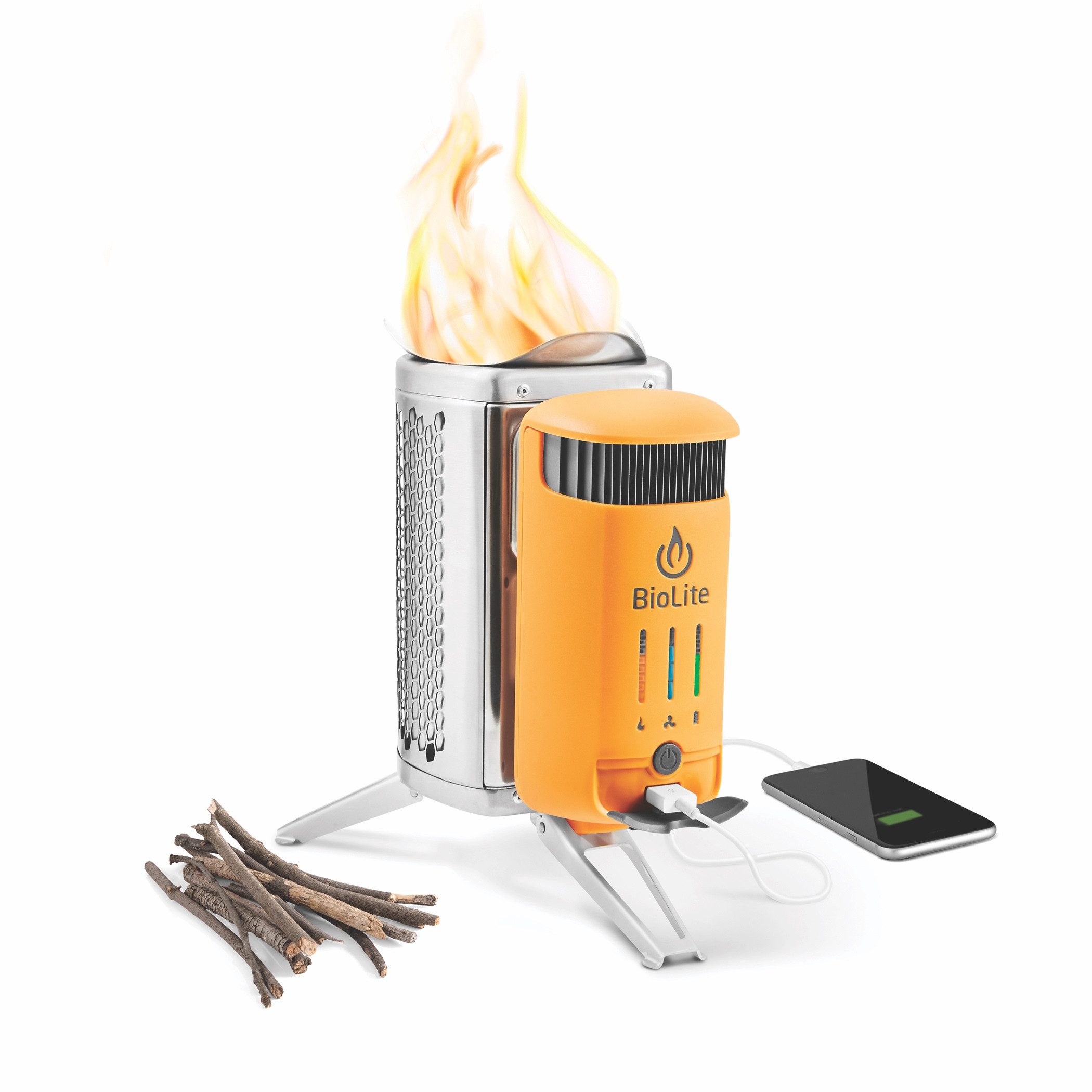 Biolite Holzkohlegrill BioLite CampStove 2+ Smarter Camping-Kocher