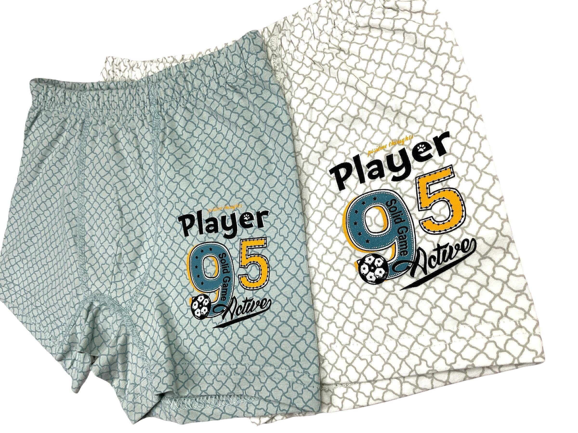 LOREZA Boxershorts 5er Set Jungen Boxershorts - Player - Bunt (Spar-Packung, 5-St) – Bild 4 von 5