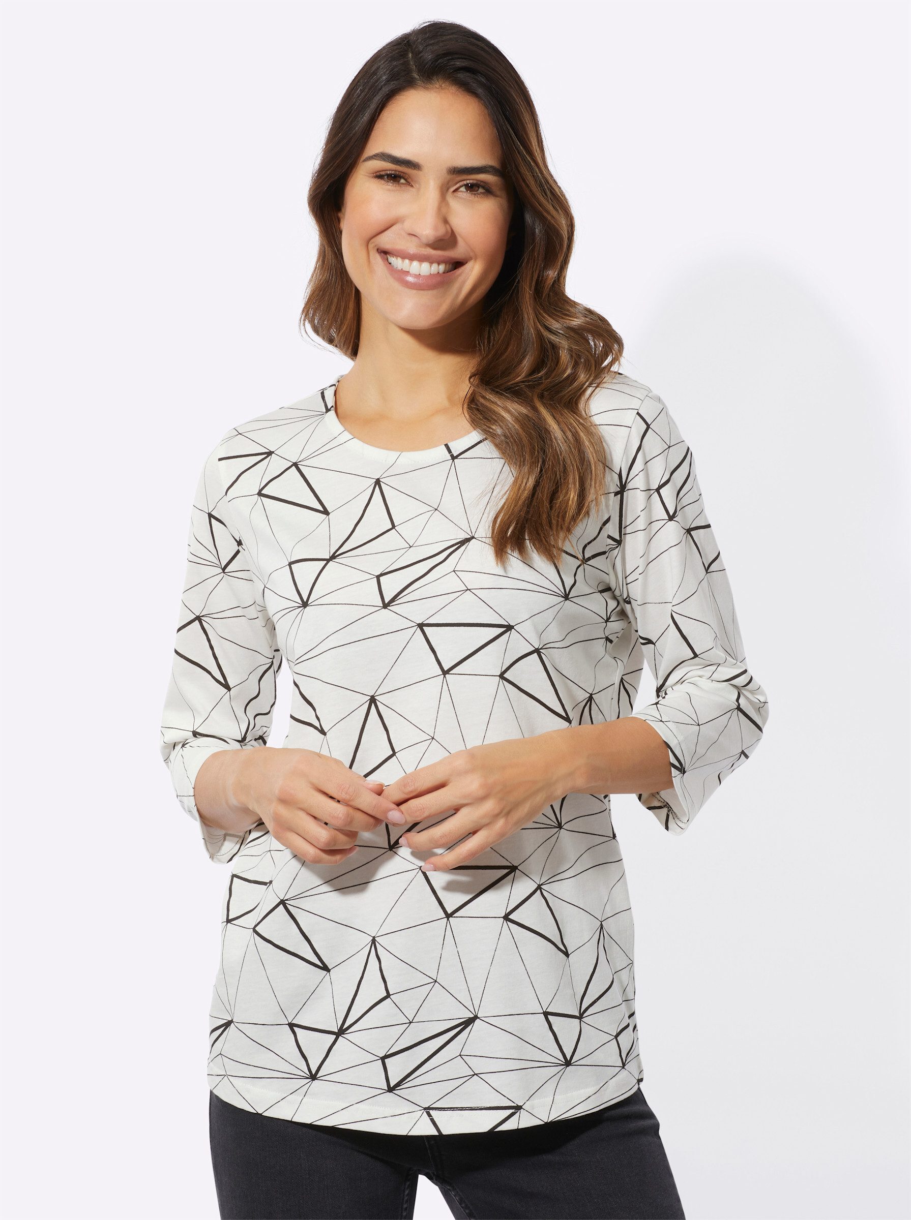 Sieh an! T-Shirt 3/4-Arm-Shirt 3/4-Arm